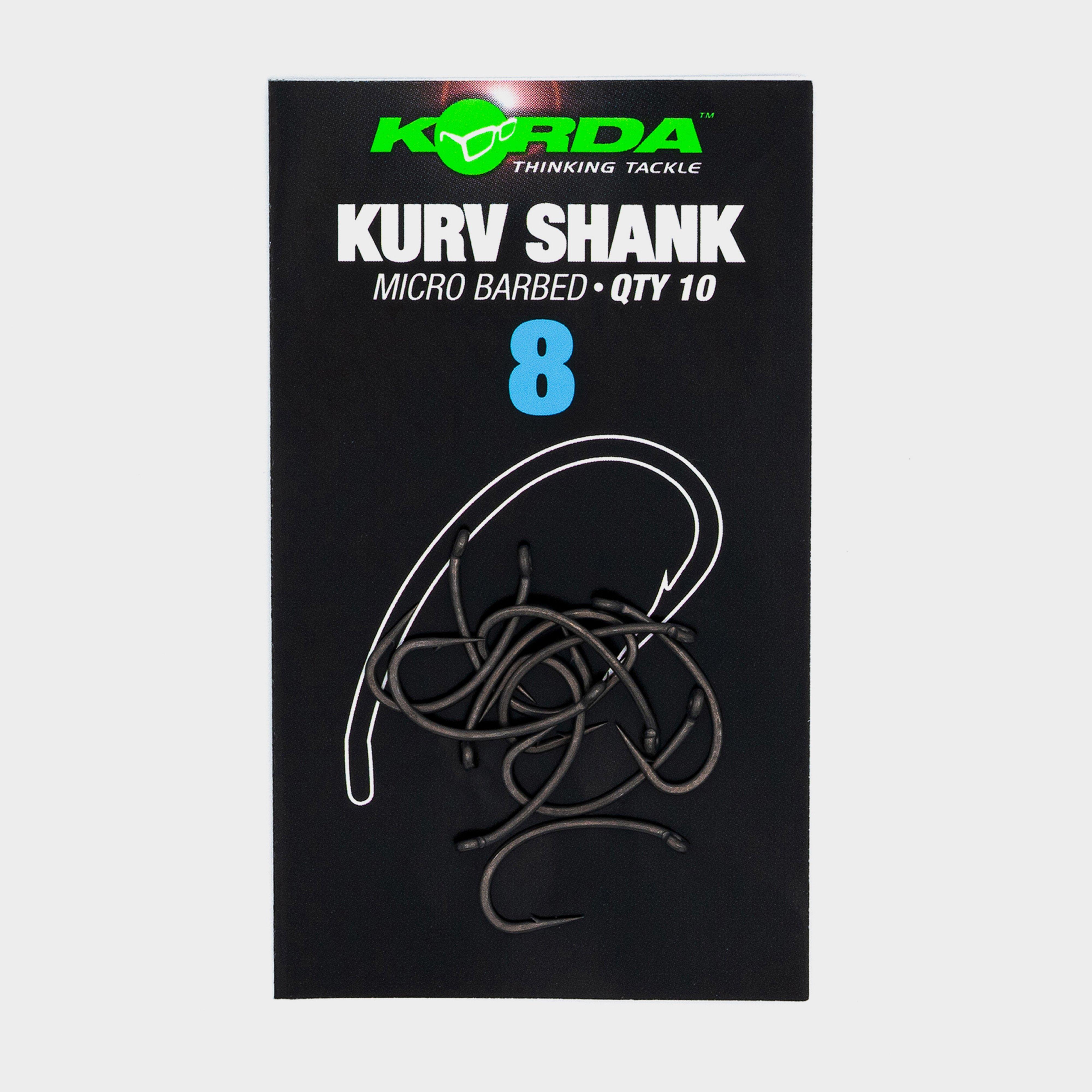 Photos - Fishing Hook / Jig Head Korda Kurv Shank Barbed Hook Size 8 