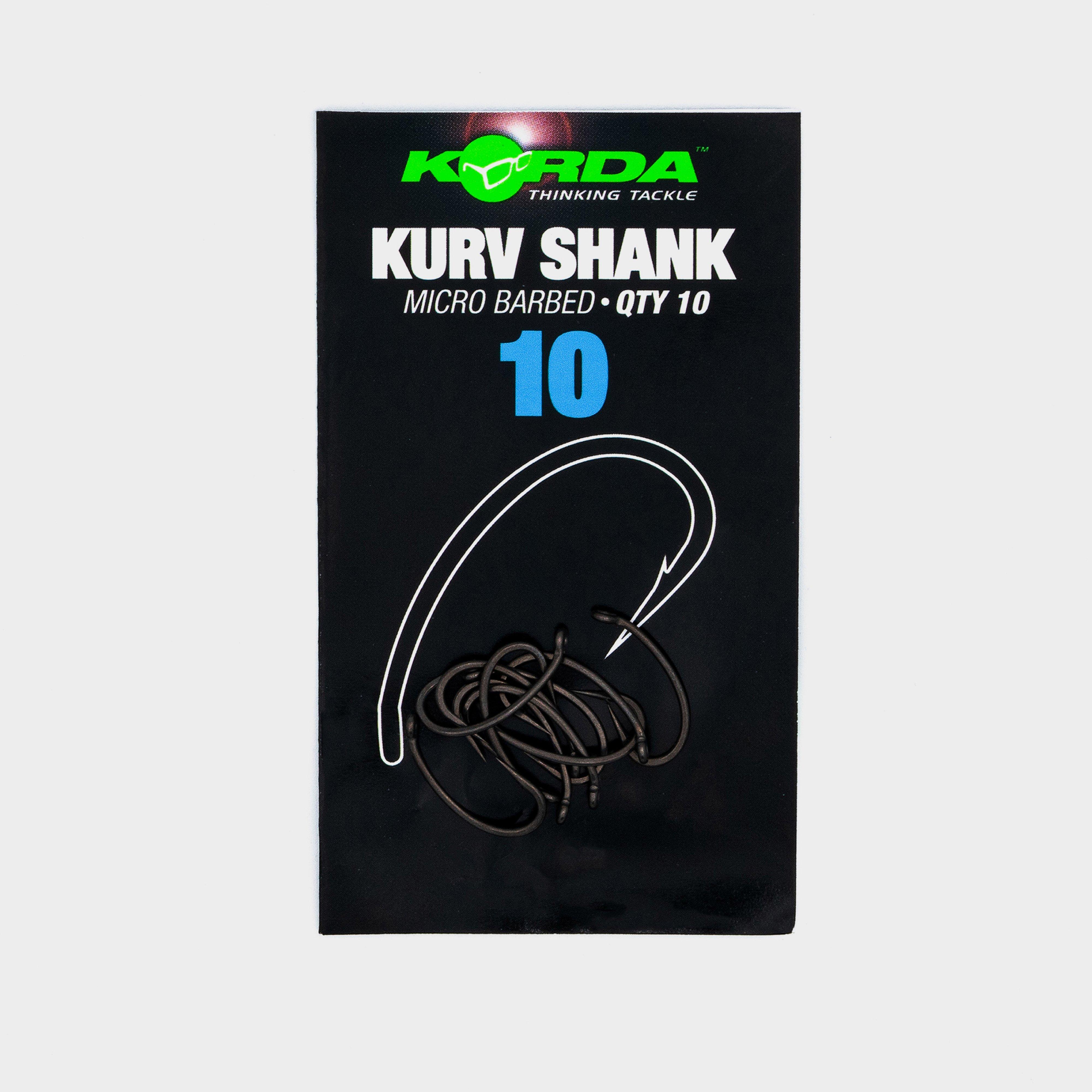 Photos - Fishing Hook / Jig Head Korda Kurv Shank Barbless Hook Size 10 