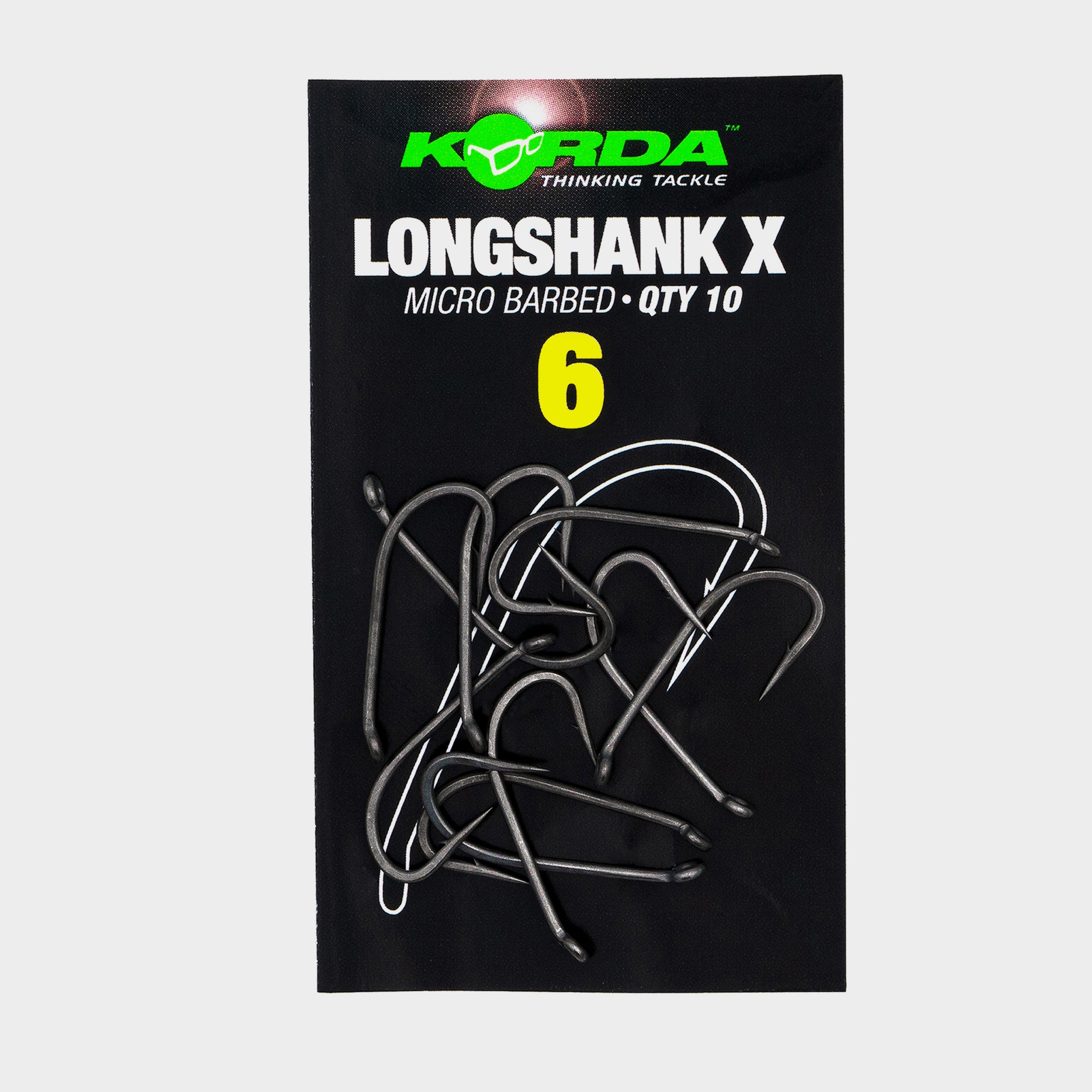 Image of Korda Long Shank X Size 6, Grey