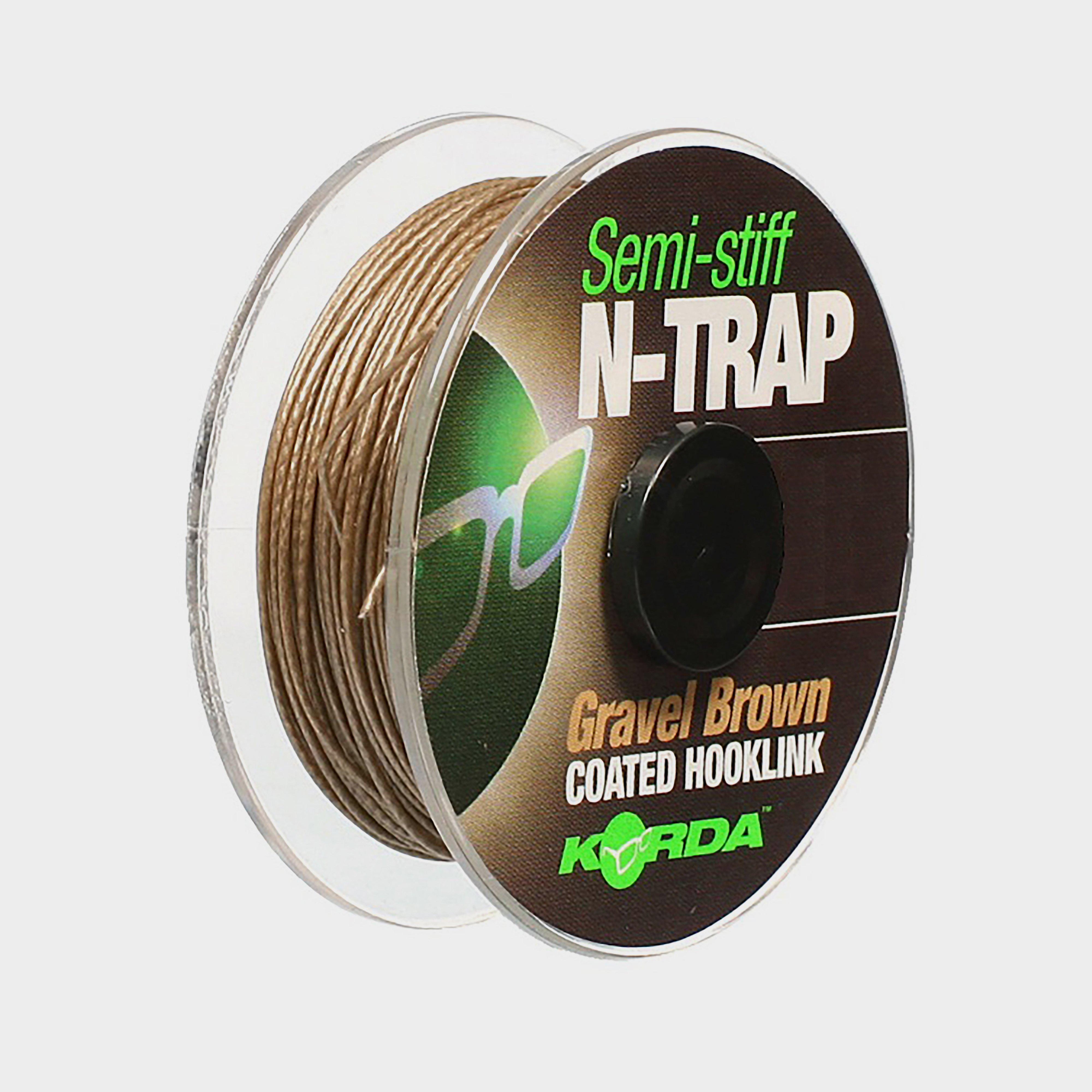 Image of Korda N Trap Semi Stiff 20lb Gravel Brown, Brown