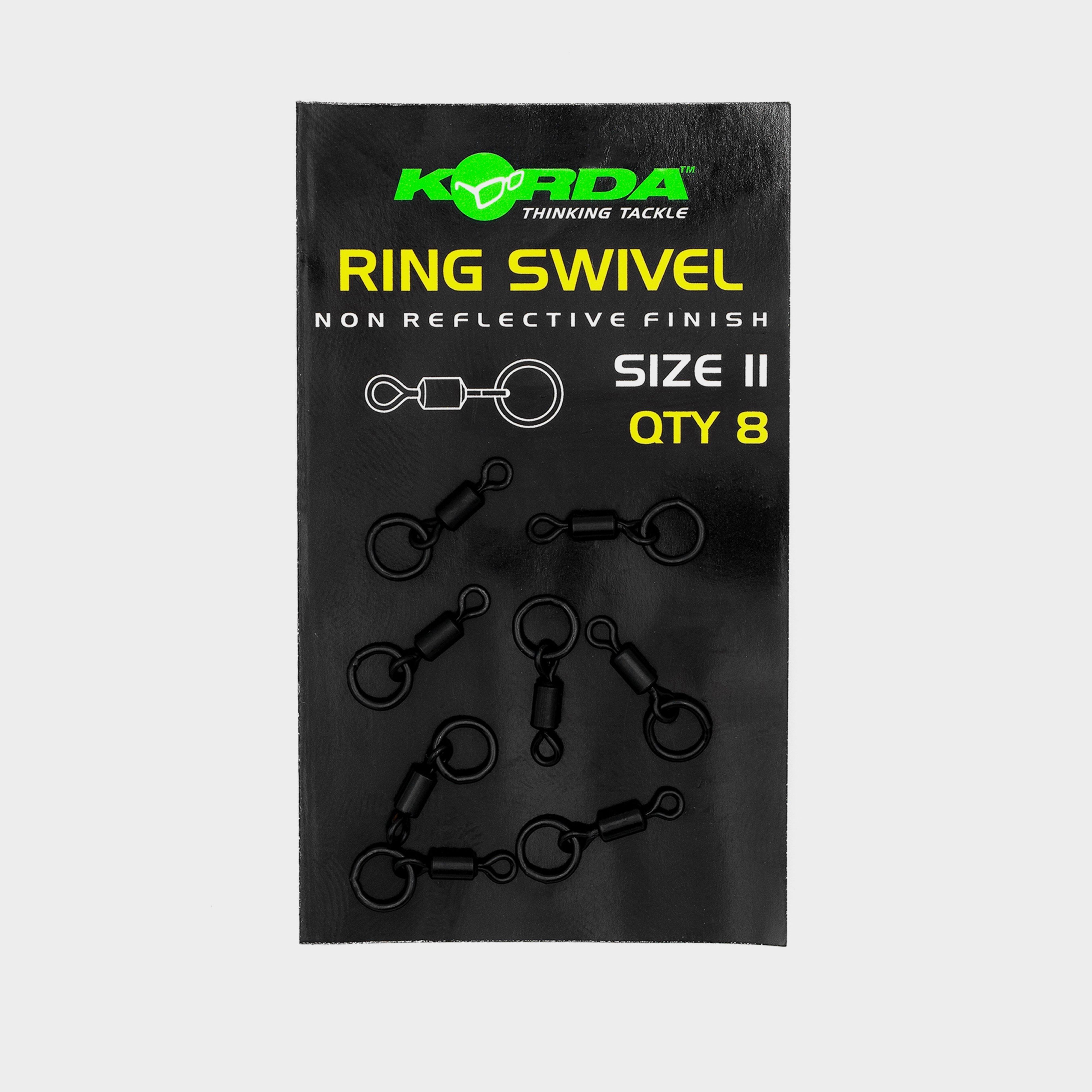 Image of Korda Ring Swivels Size 11, Black