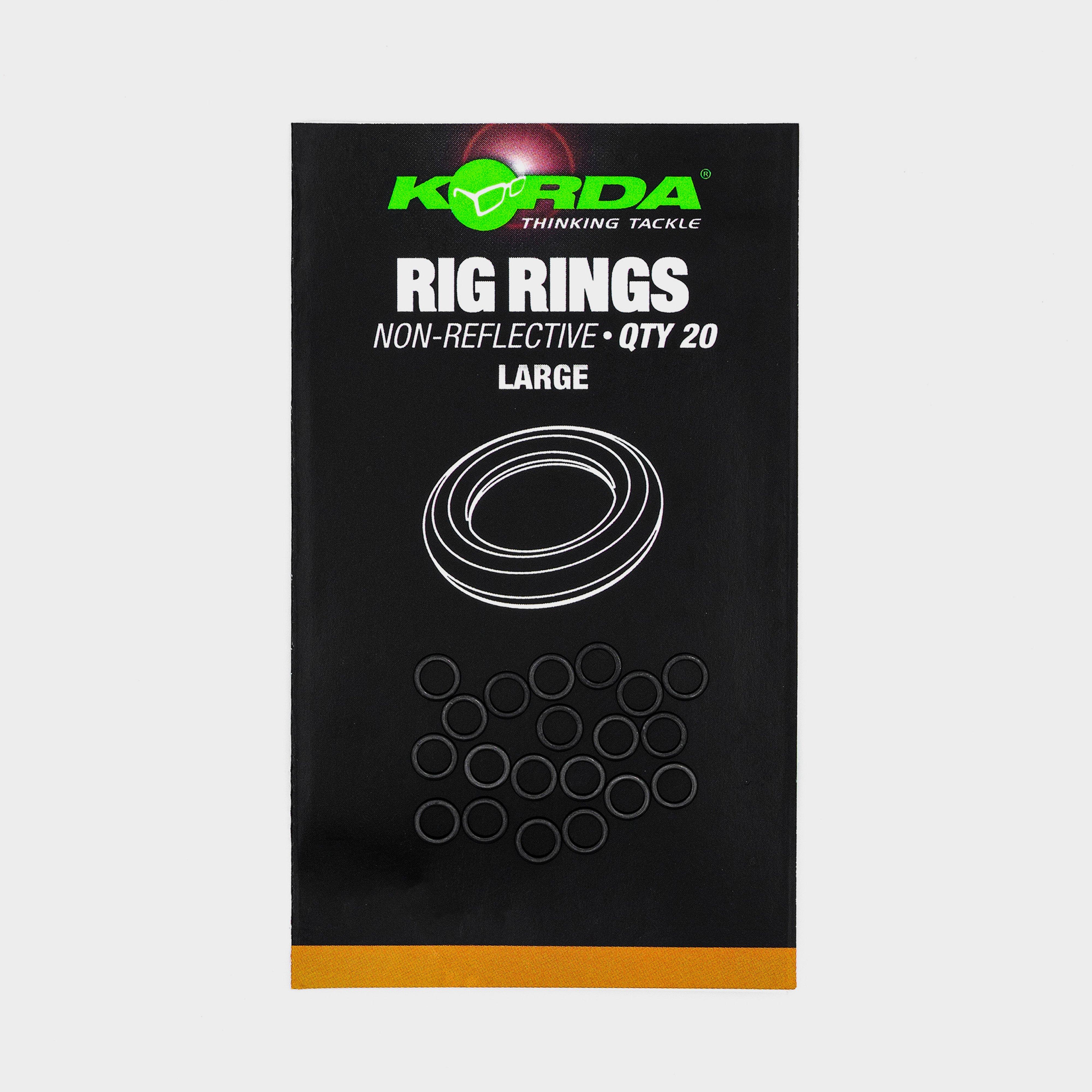 Image of Korda Rig Rings Large, Black