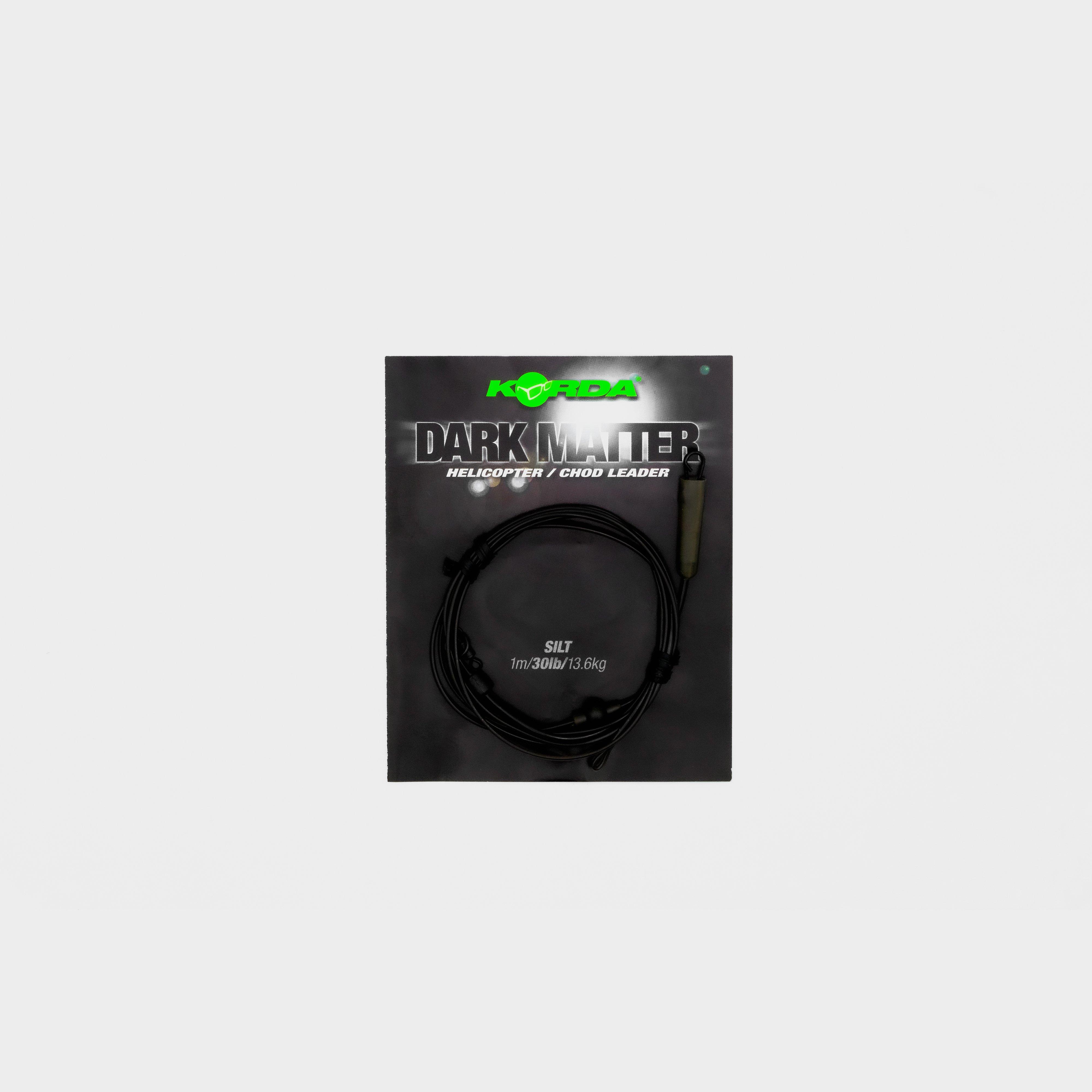 Image of Korda Dark Matter Heli-Safe Leader 30lb 1m Silt, Brown