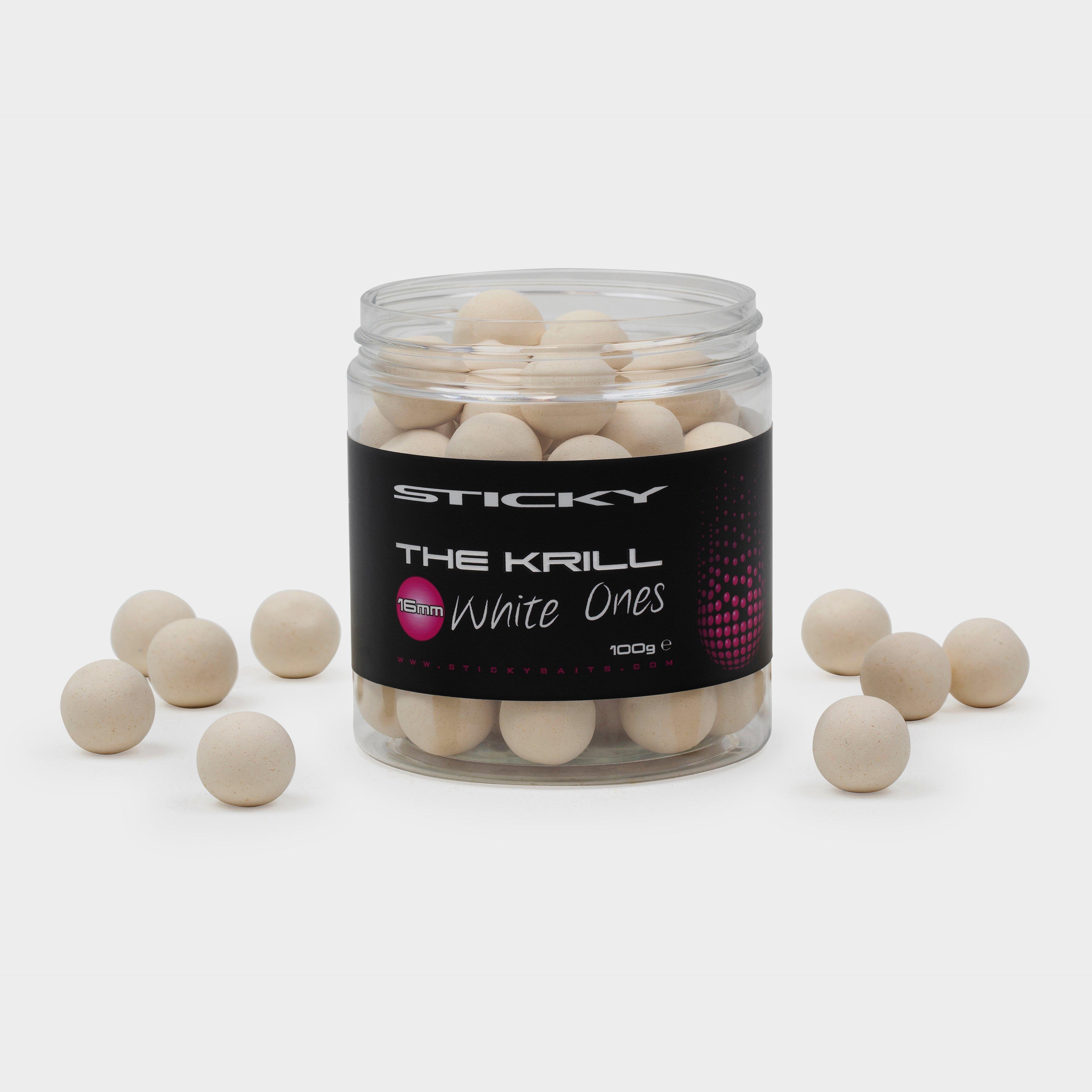 Image of Sticky Baits Krill Wht Ones Wafters 16Mm, Multi Coloured
