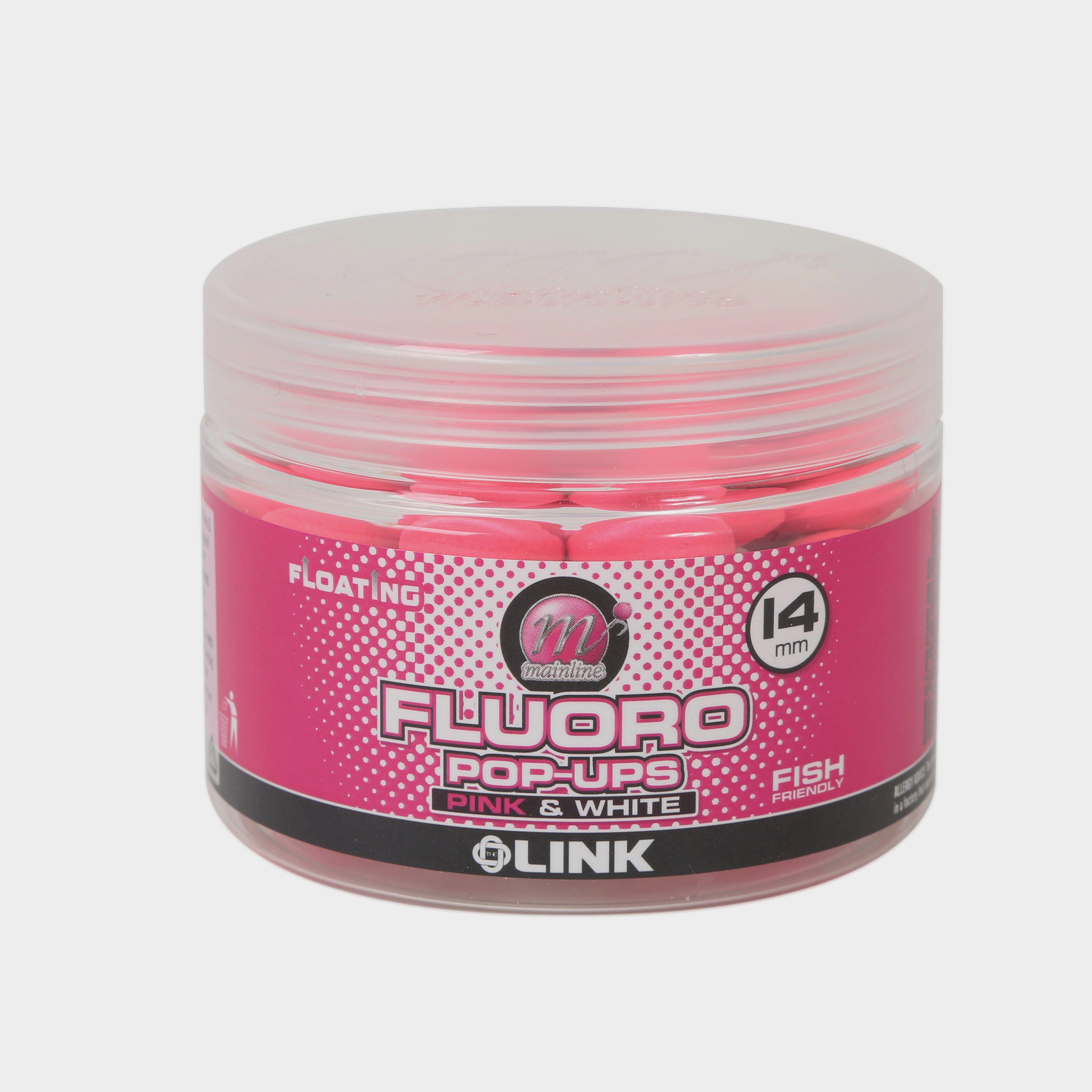 Image of MAINLINE Fluoro Pop-Ups Pink & White The Link 14mm, Pink