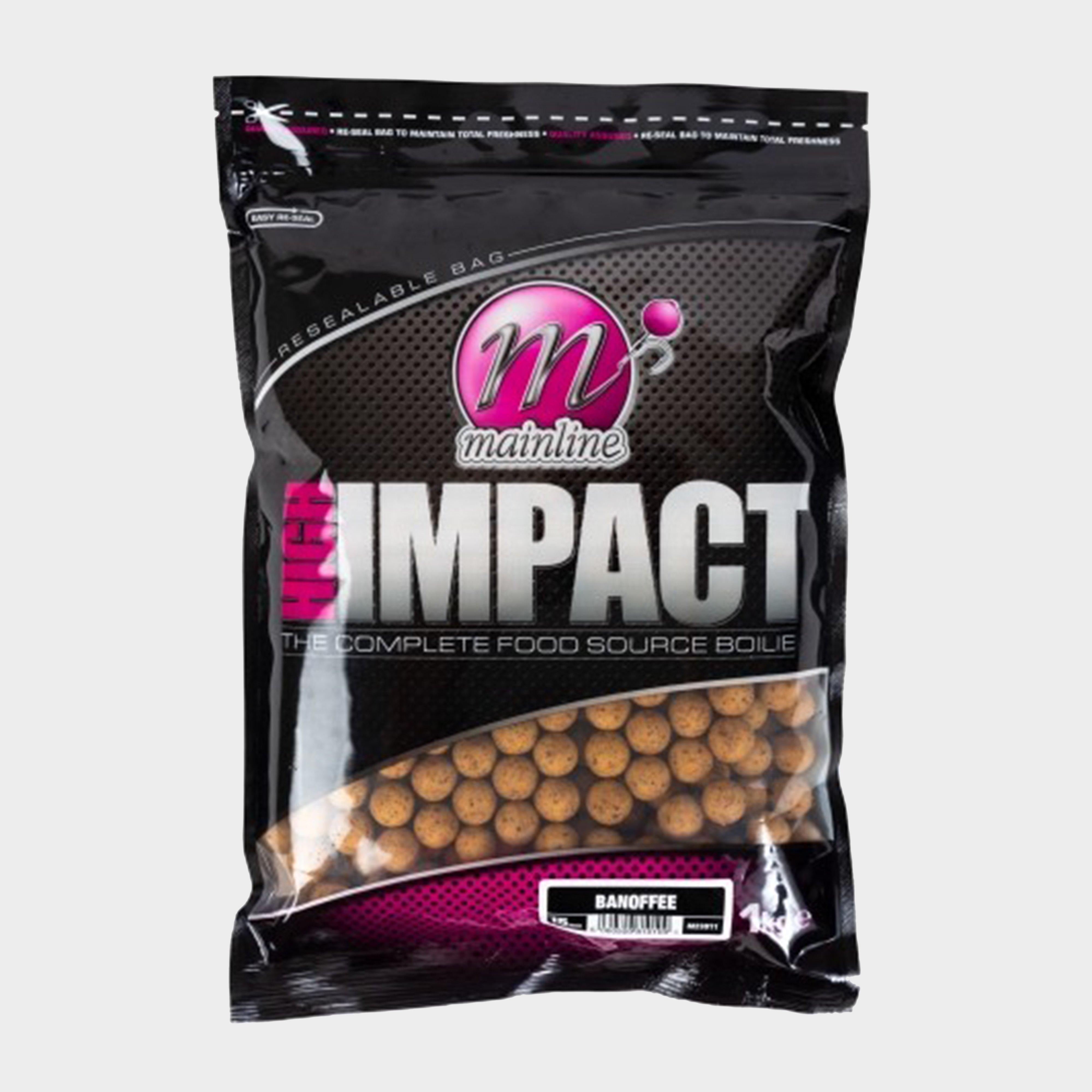 Image of MAINLINE High Impact Banoffee Boilies 15mm 1kg, Brown