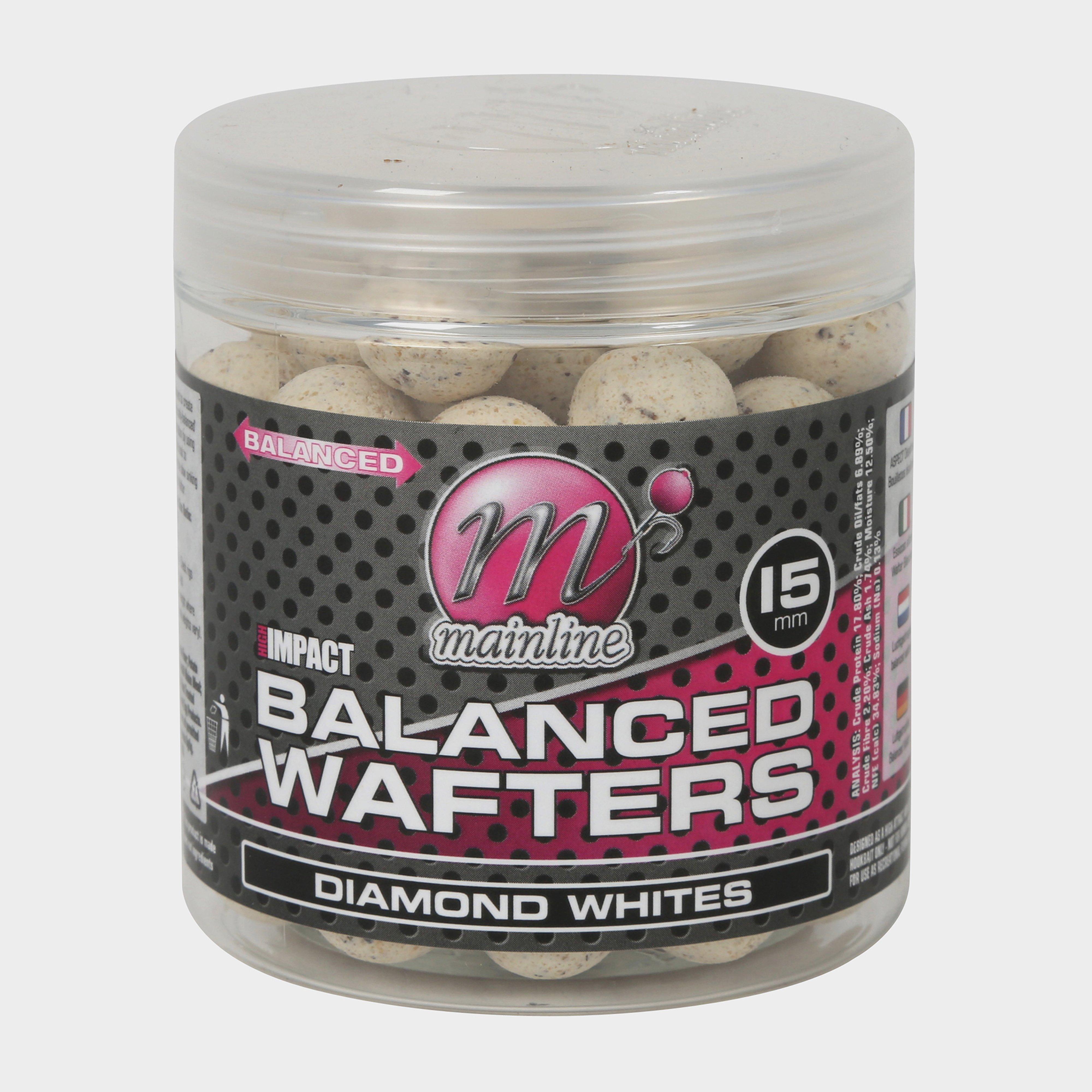 Image of MAINLINE Mainline Hi Impact Diamond Whites 15mm Wafter, Grey
