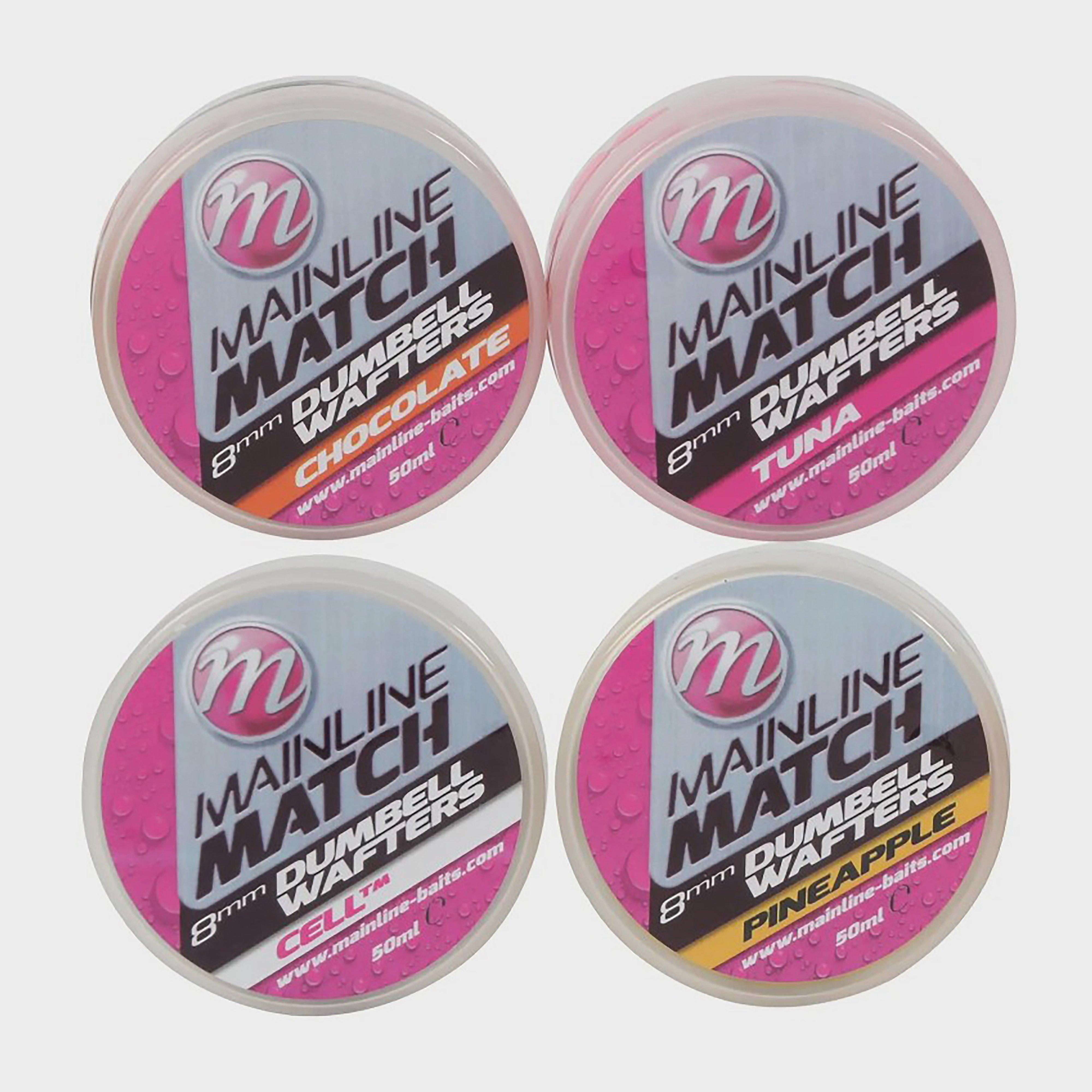 Image of MAINLINE Mainline Match Dumbell Wafters 6mm Yellow Pineapple, Pink