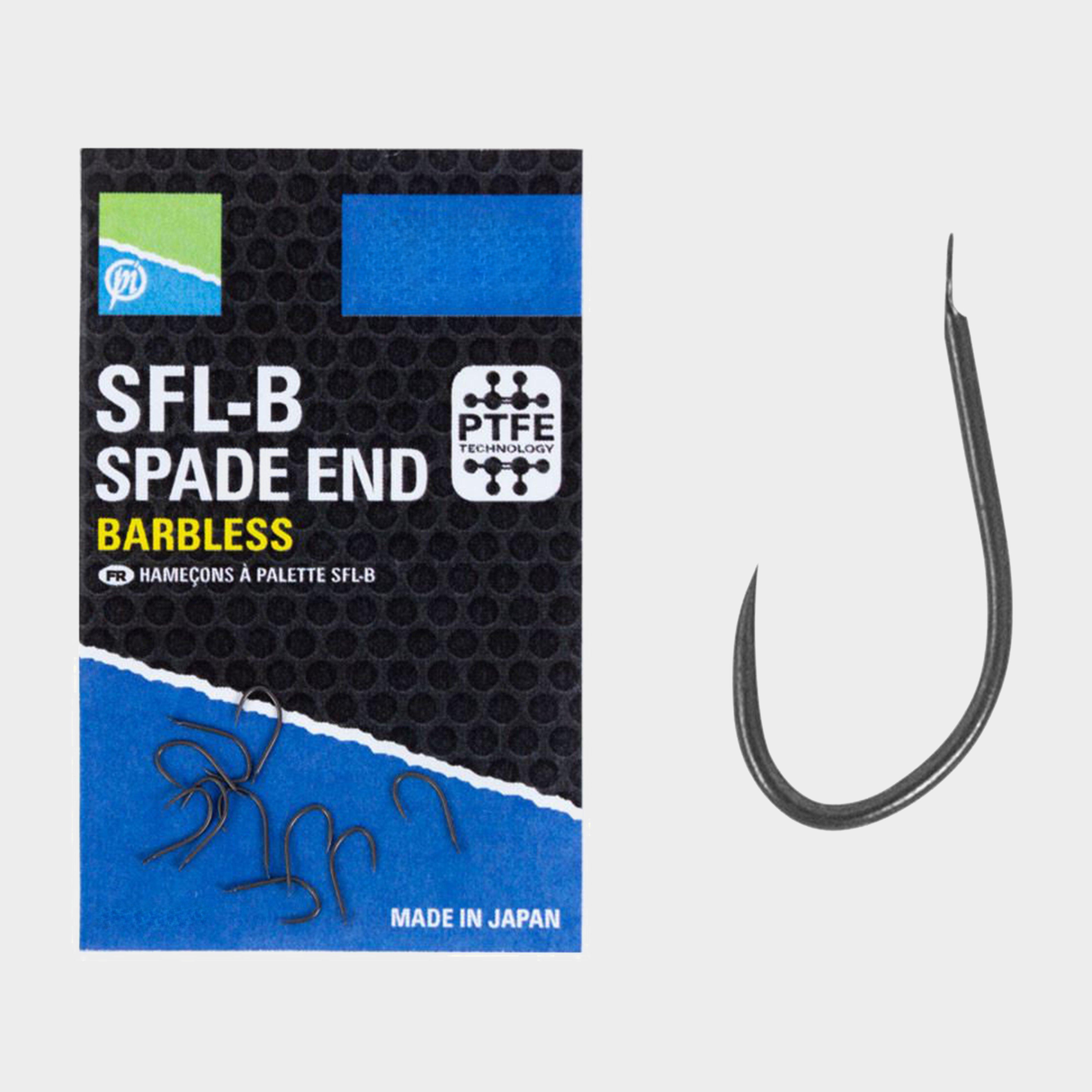 Photos - Fishing Hook / Jig Head Preston INNOVATION SFL-B Spade End Barbless Hook Size 18, Silver 