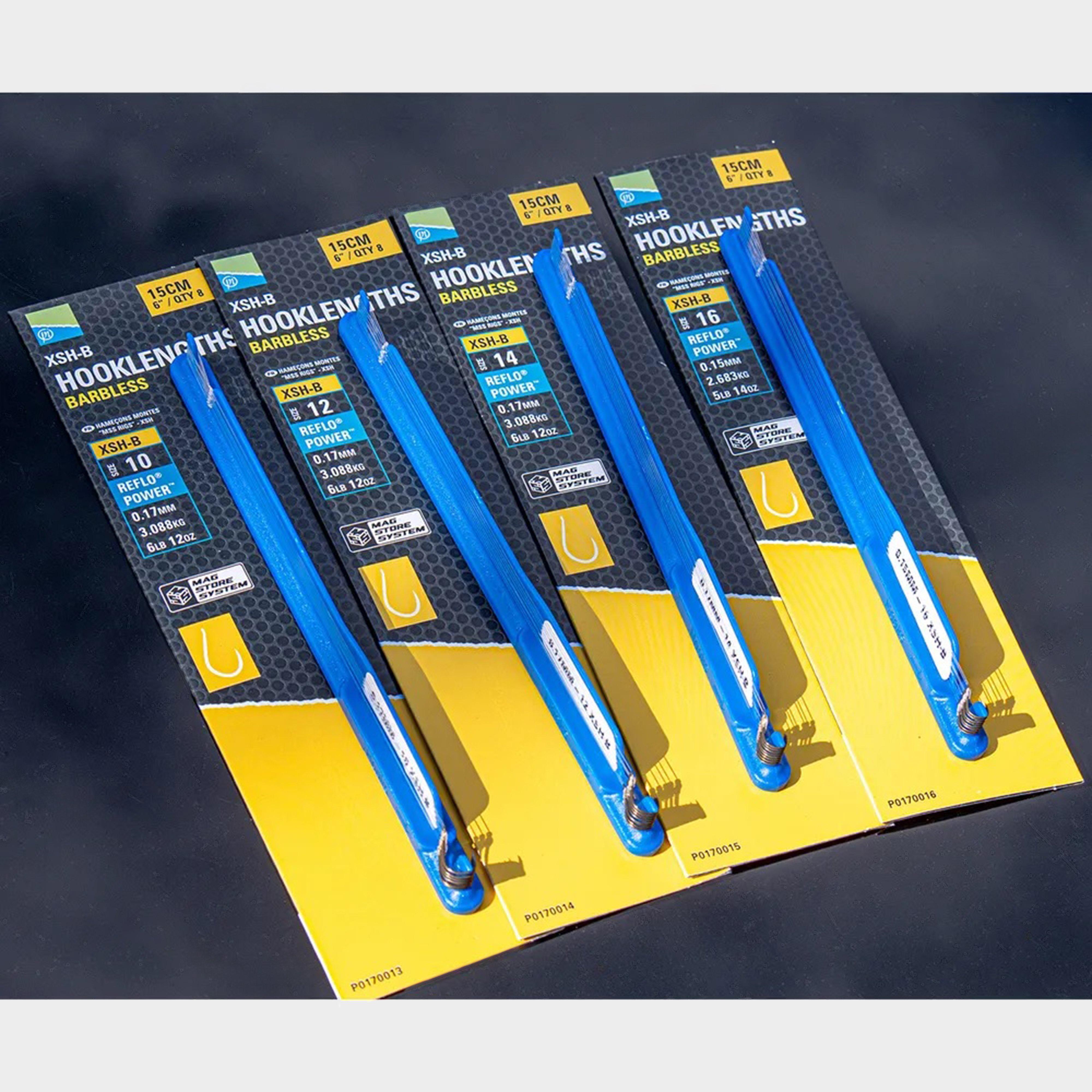 Image of PRESTON INNOVATION XSH-B 10 Hooklengths 15Cm, Blue