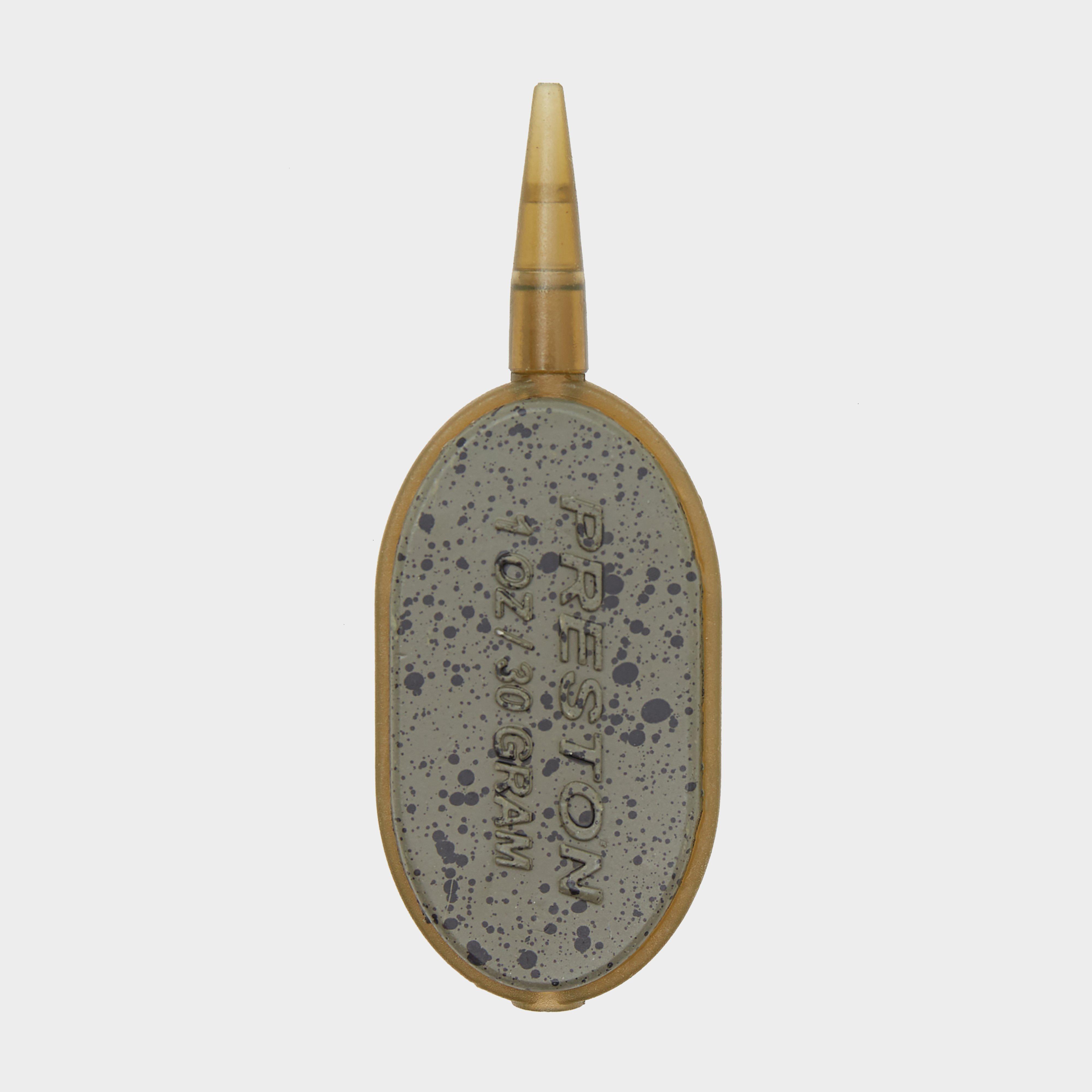 Image of PRESTON INNOVATION 30G Large In-Line Flat-Feeder, Brown