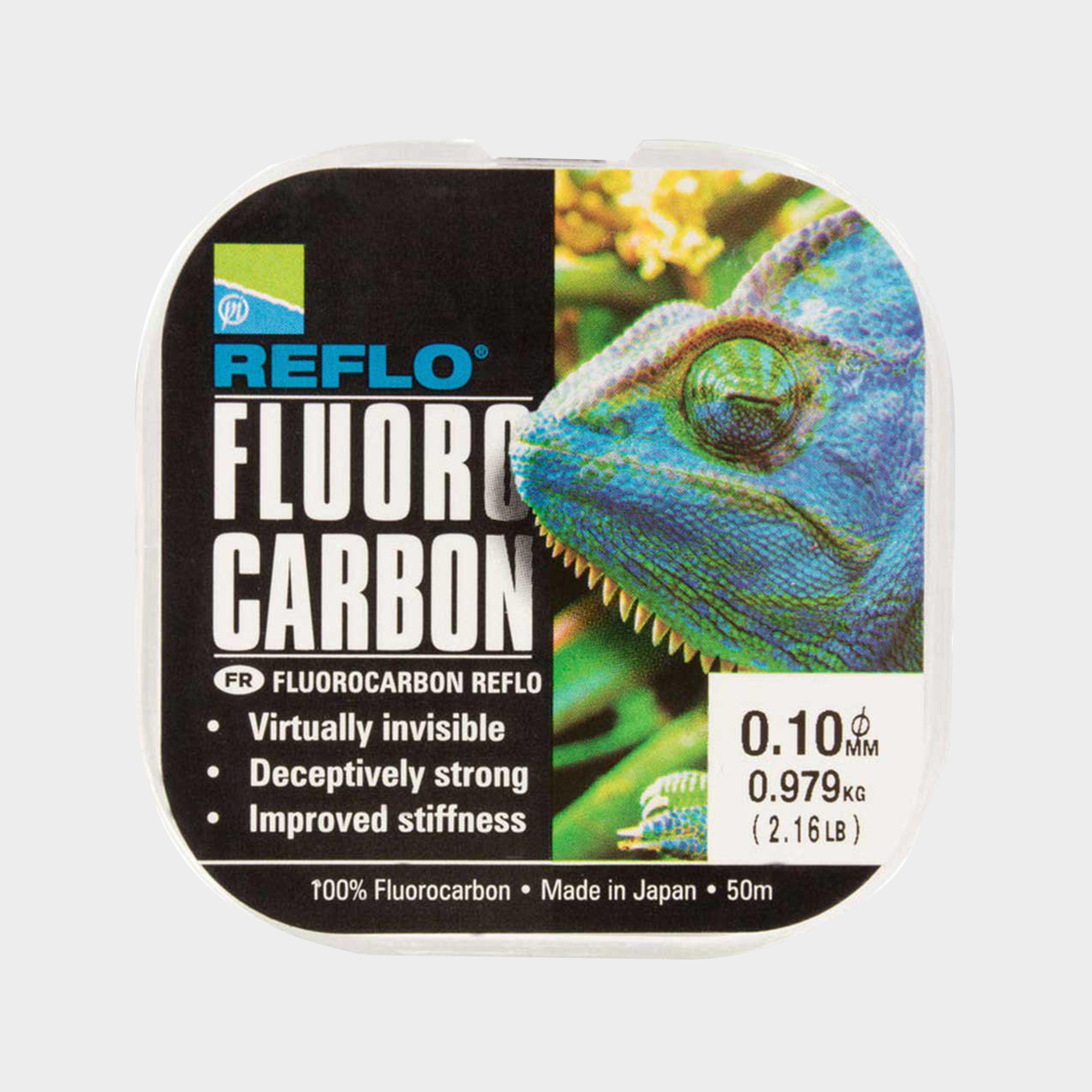Image of PRESTON INNOVATION Reflo Power Fluorocarbon 0.10mm, Clear