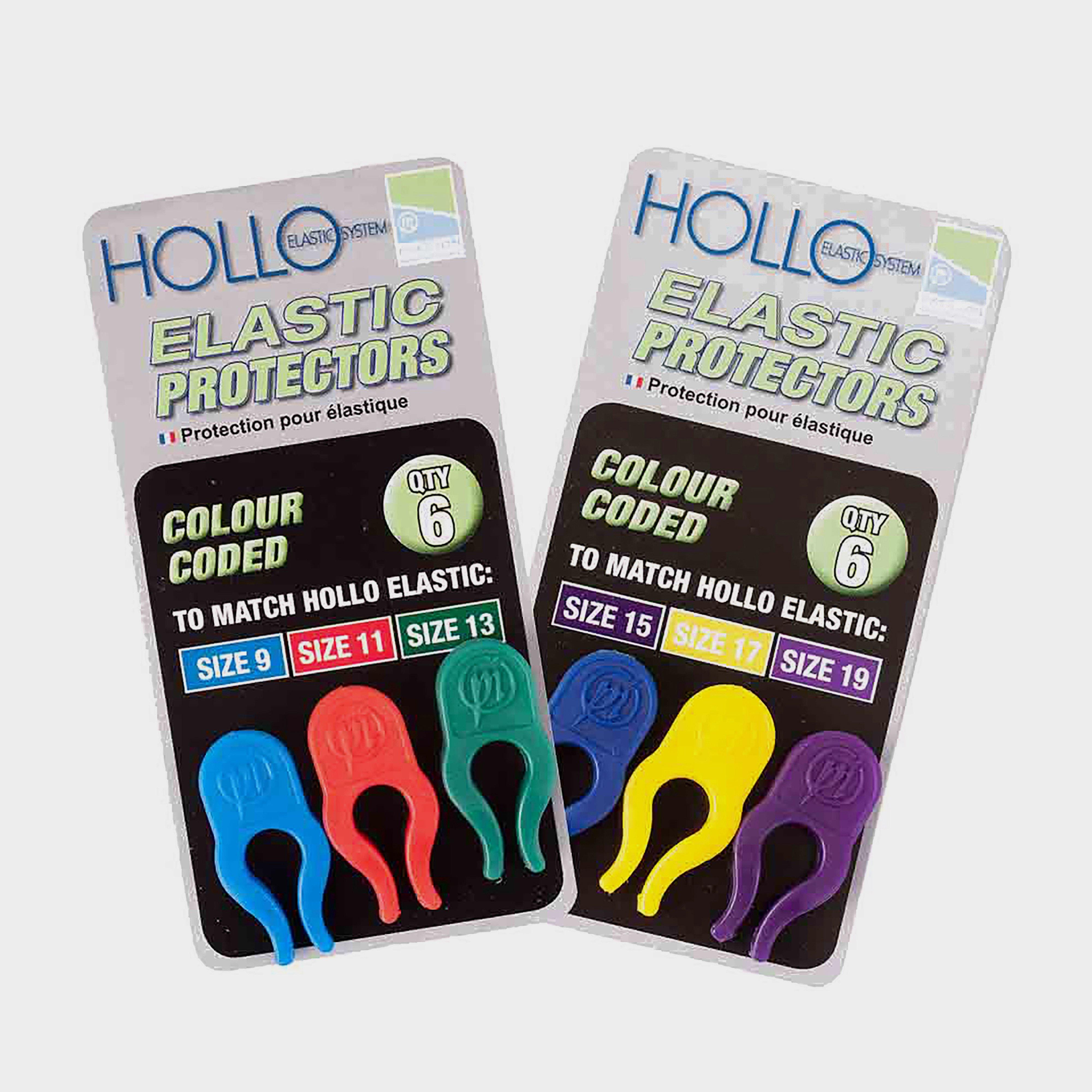 Image of PRESTON INNOVATION Blue/Red/Green Hollo Elastic Protectors, Multi Coloured