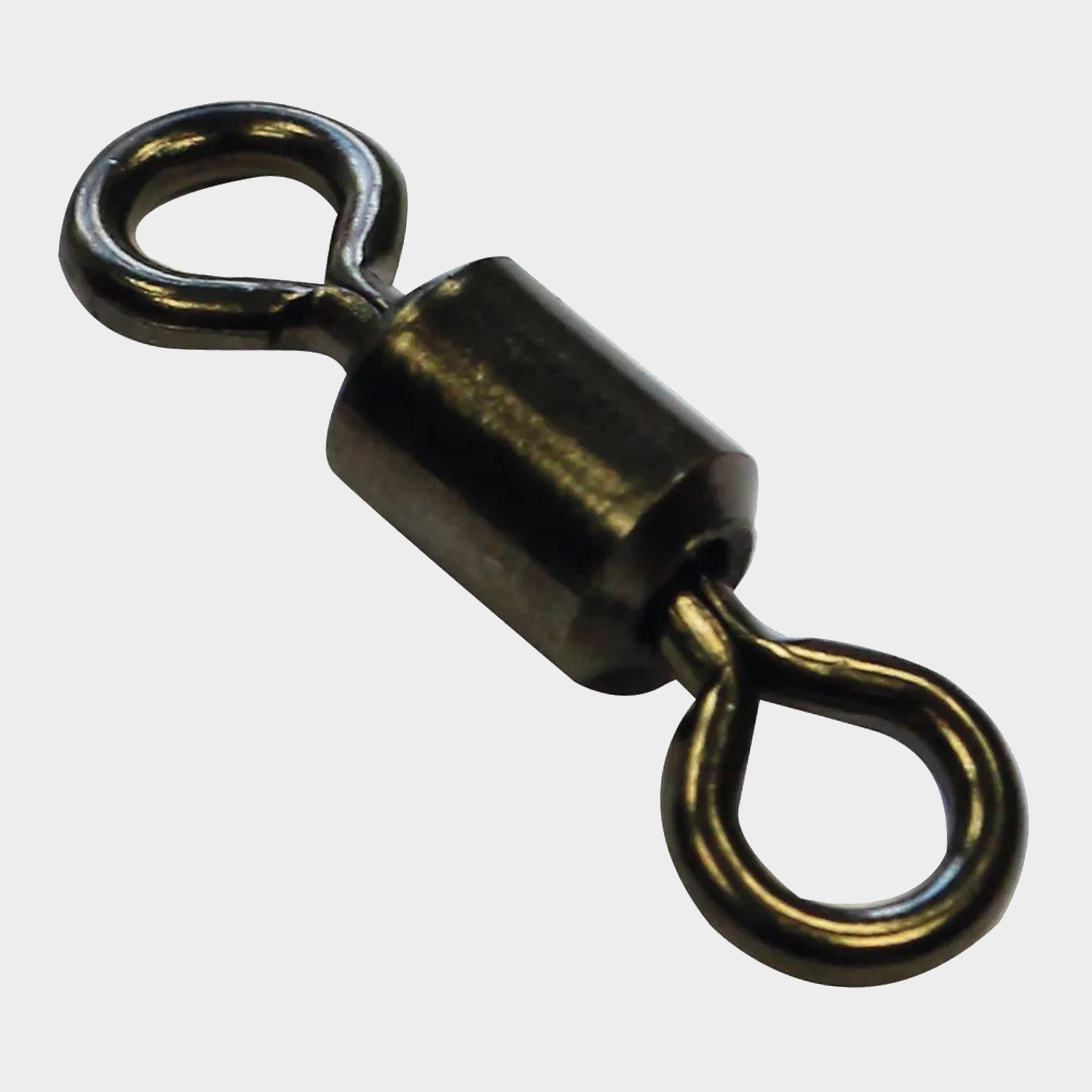 Image of SAKUMA Round Eye Rolling Swivel (Size 1/0), Black