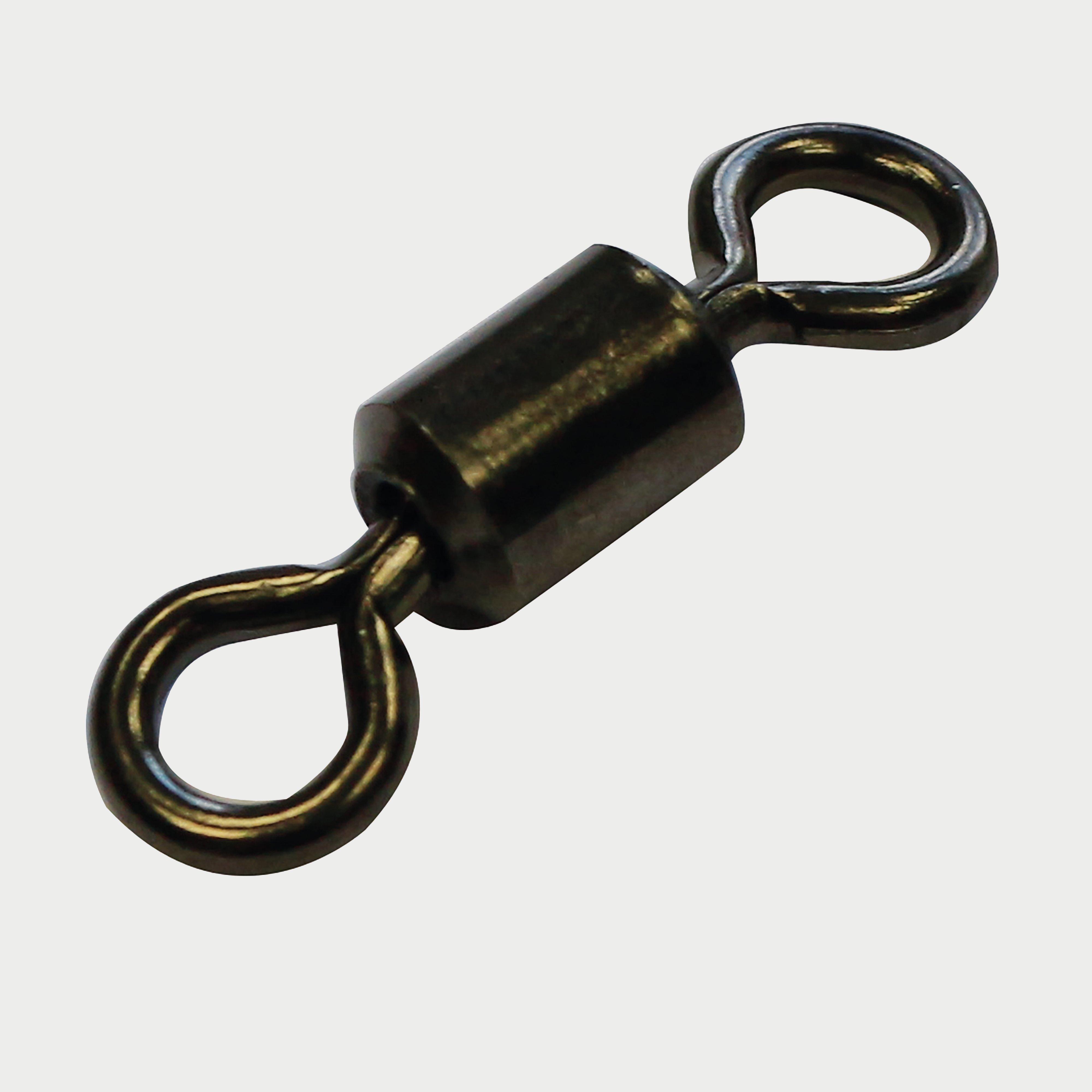 Image of SAKUMA Round Eye Rolling Swivels (Size 2), Black