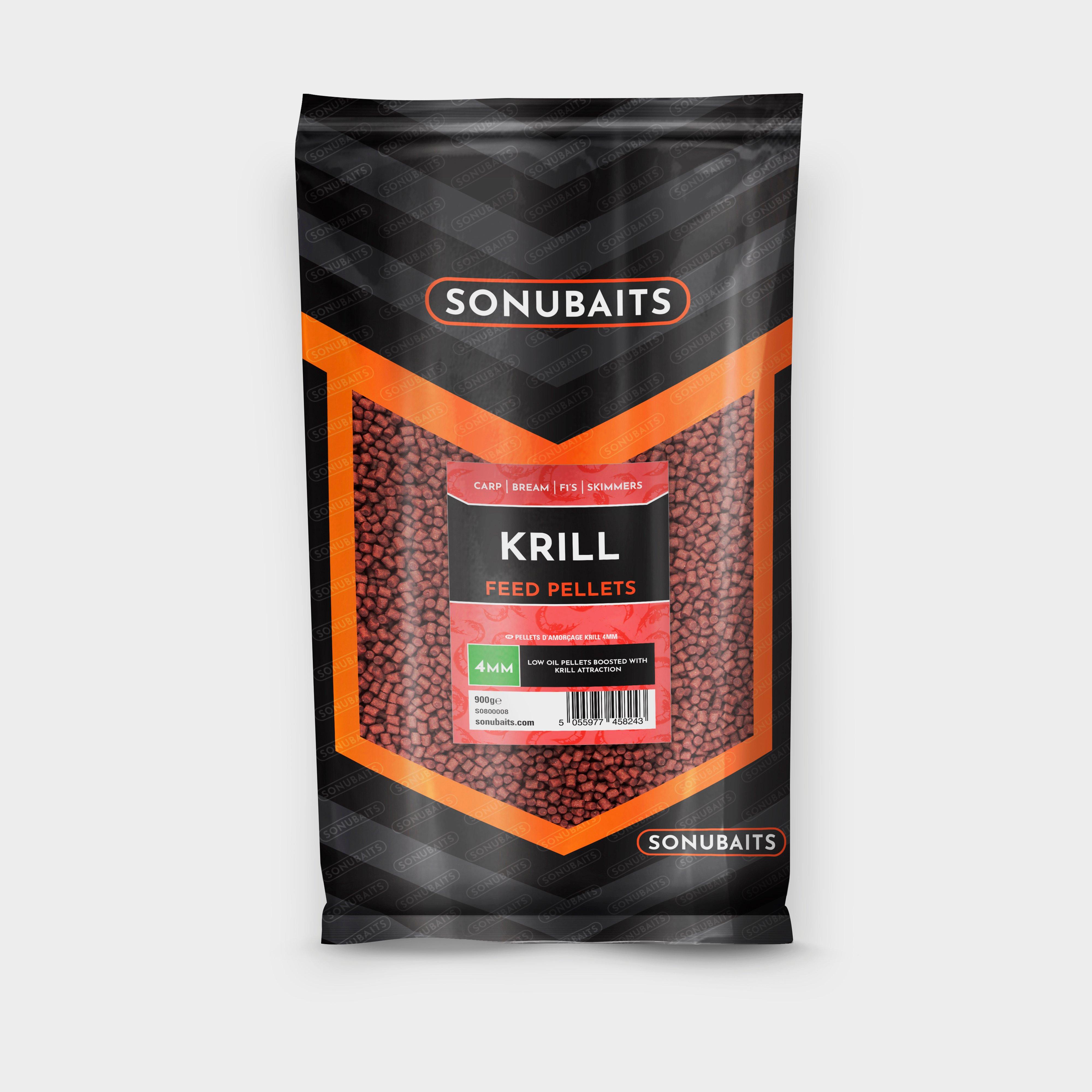Image of SONU BAITS Krill Feed Pellets 4mm, Multi Coloured
