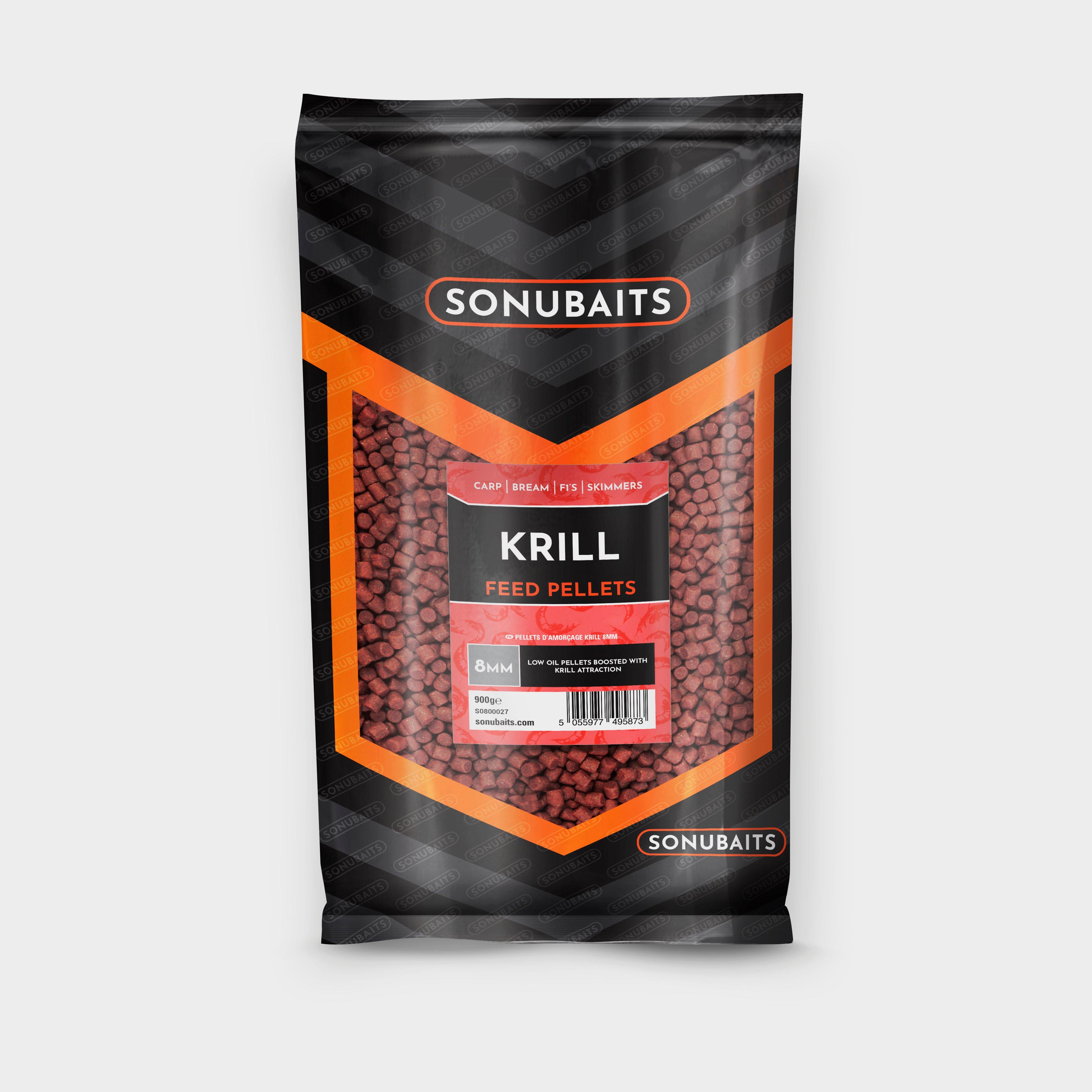 Image of SONU BAITS Krill Feed 8mm (Drilled), Multi Coloured