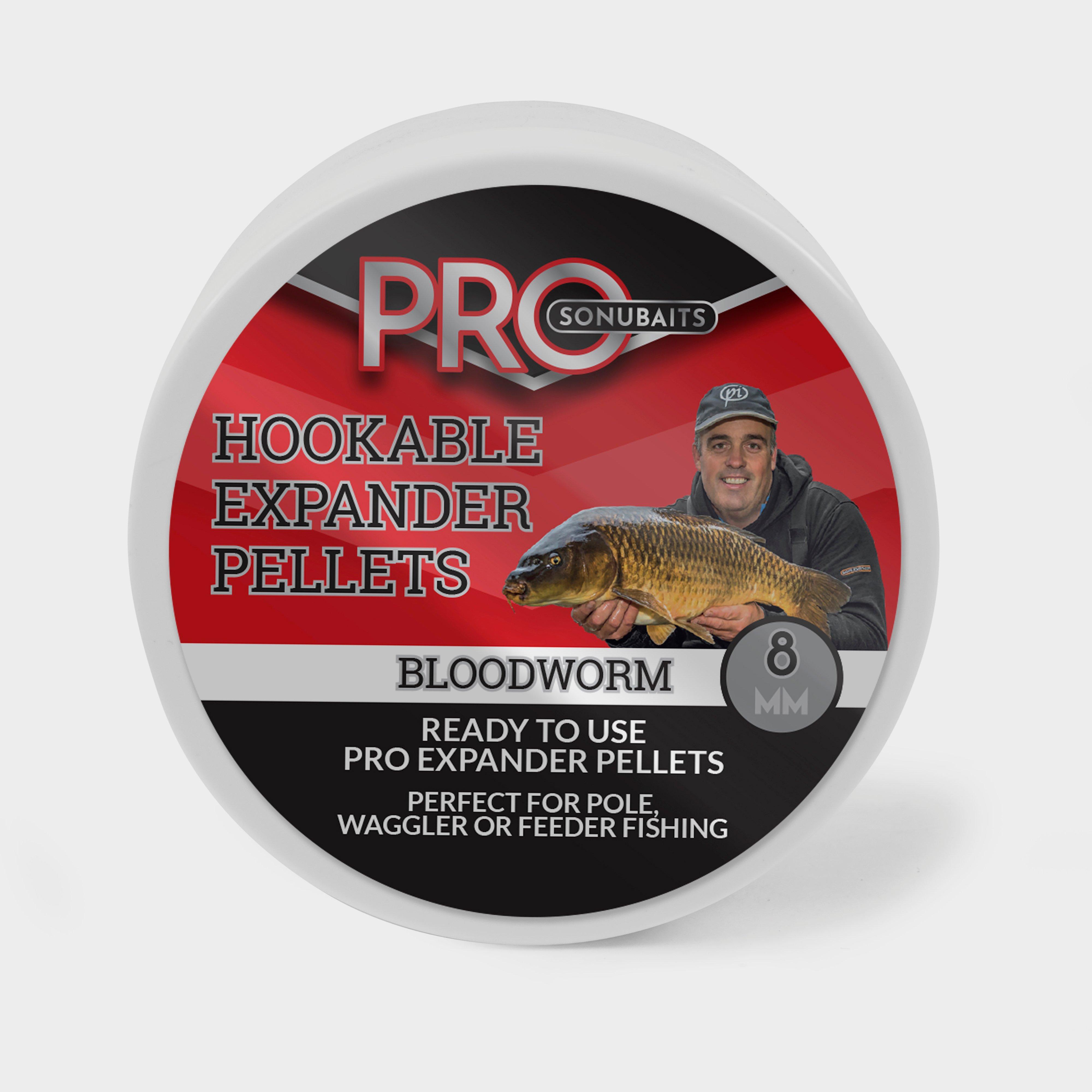 Image of SONU BAITS Hkable Pro Expander Bloodworm 8mm, Clear