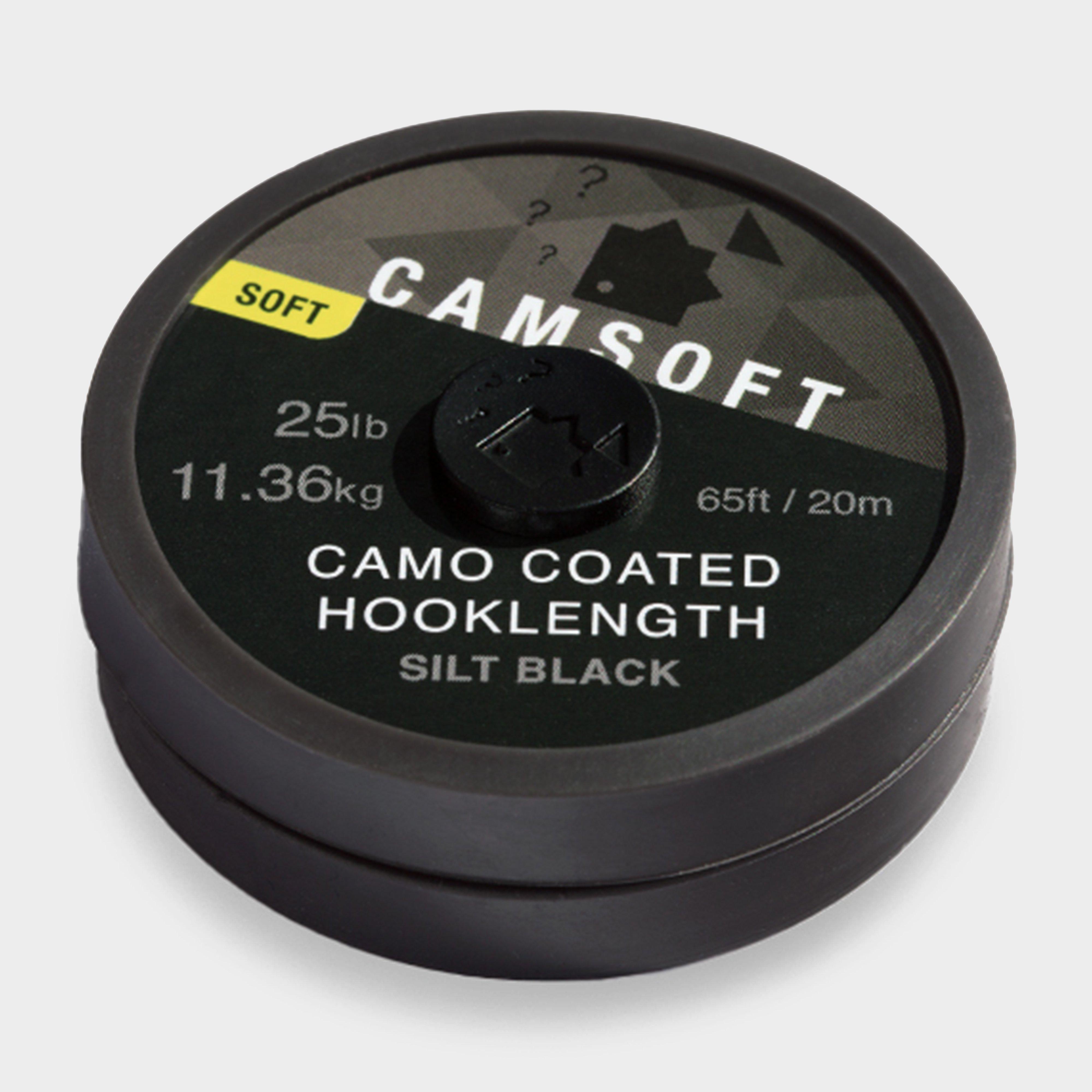 Image of THINKING ANGLER Camsoft Hooklength Camo Silt Black 25lb, Black