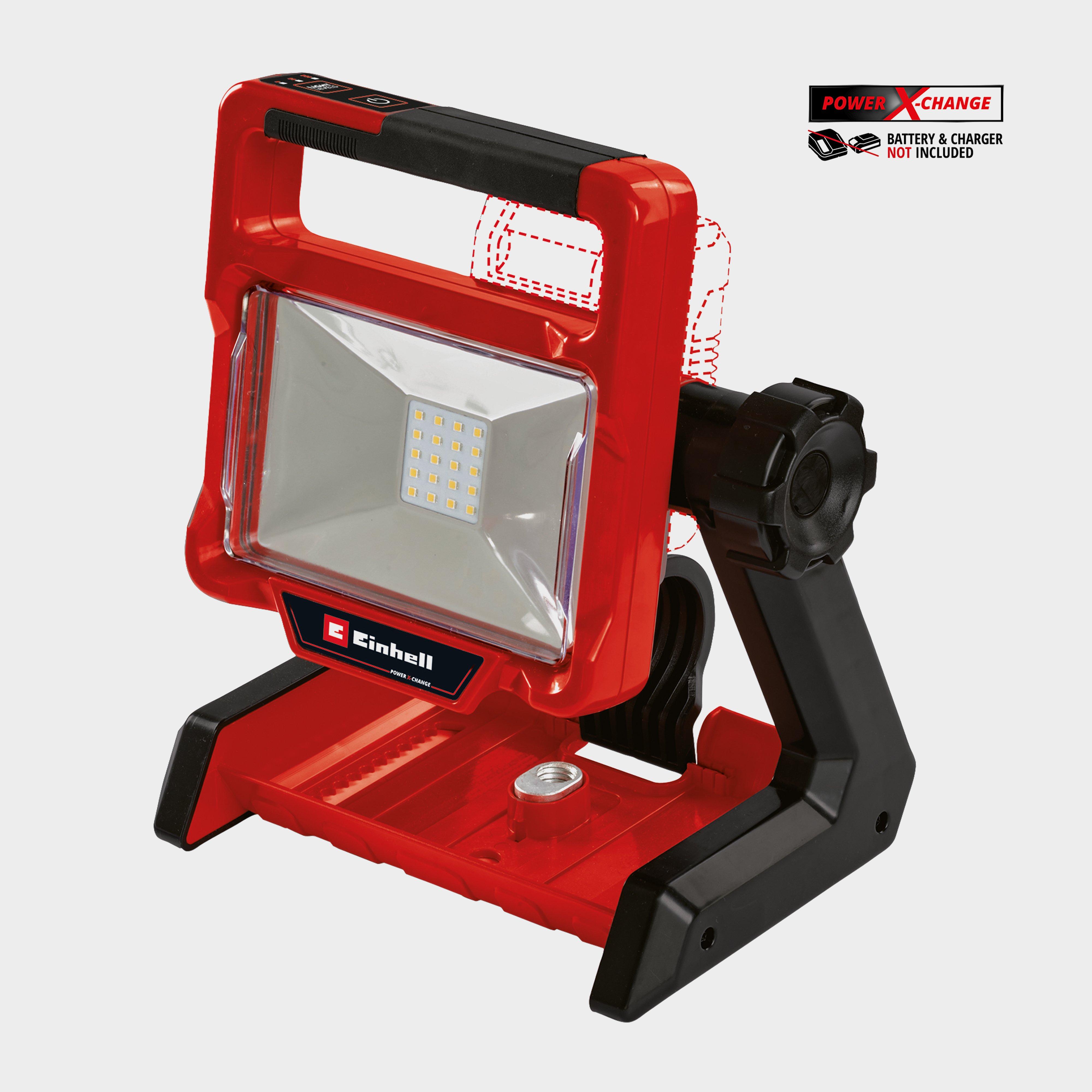 Image of Einhell PXC Cordless Work Light Led 2000 Lu18v Hybrid (18v Or 230v) - Body Only, Red