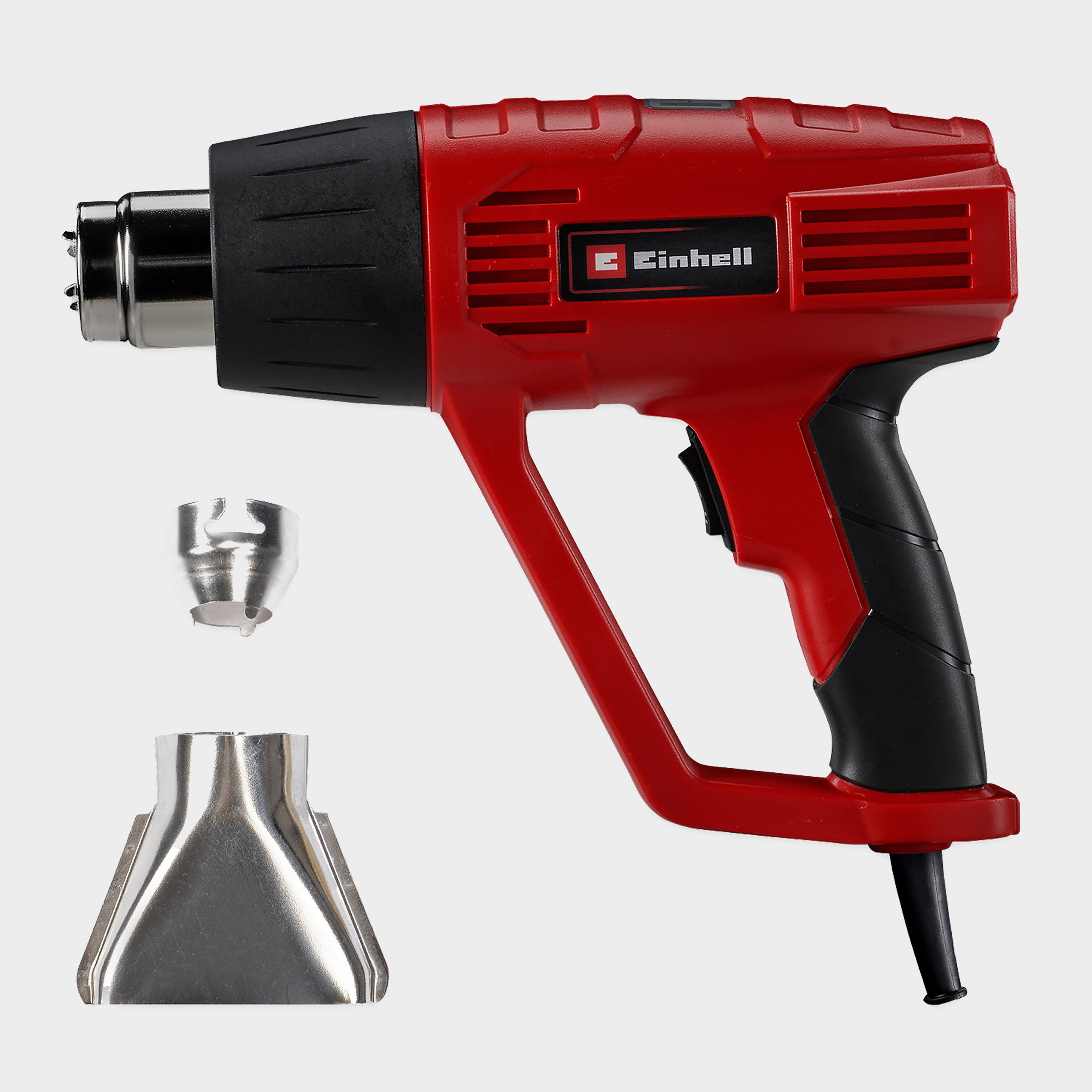 Image of Einhell Heat Gun 2000w With Nozzles 550c - Corded Electric, Red