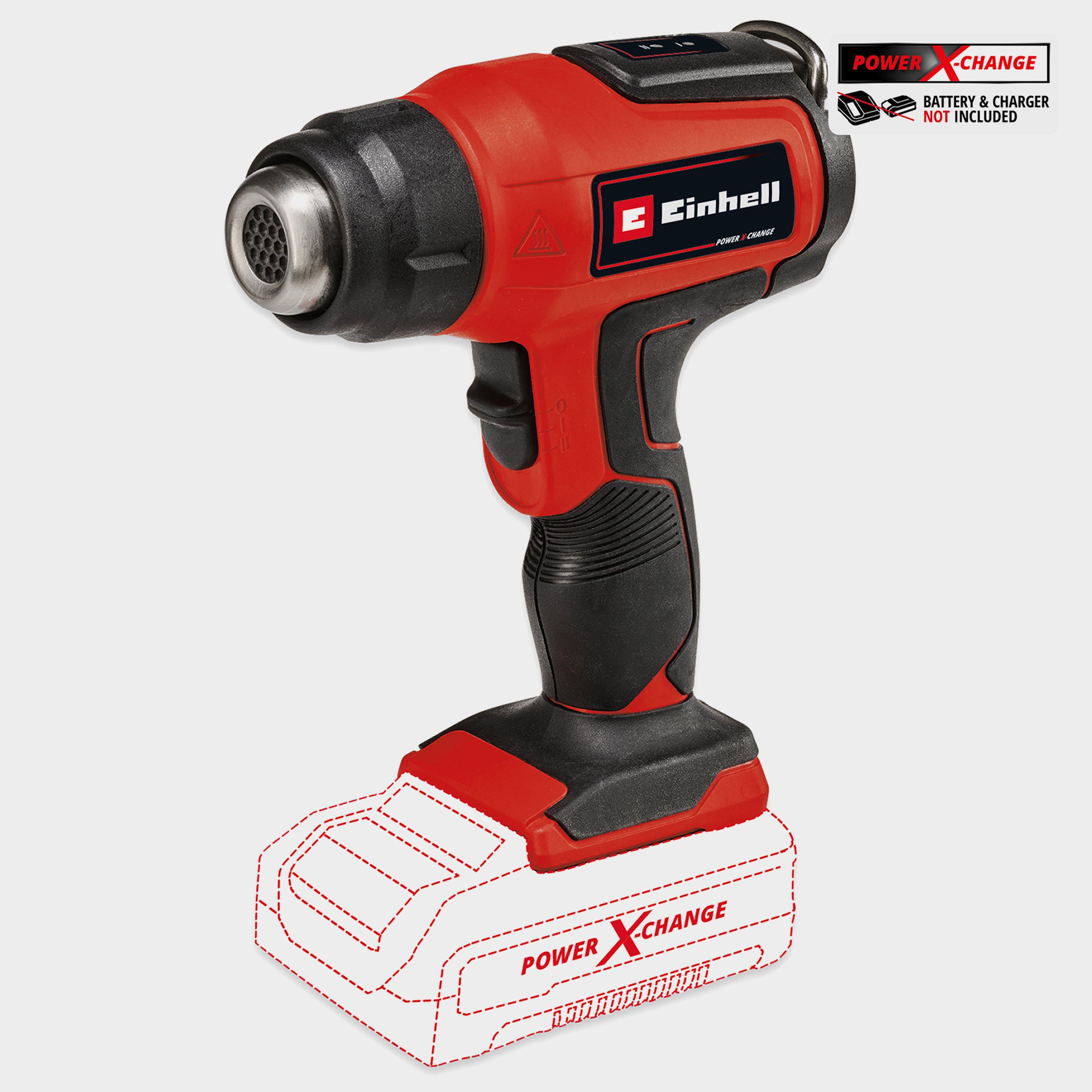 Image of Einhell PXC Cordless Heat Gun 550c 18v - Body Only, Red