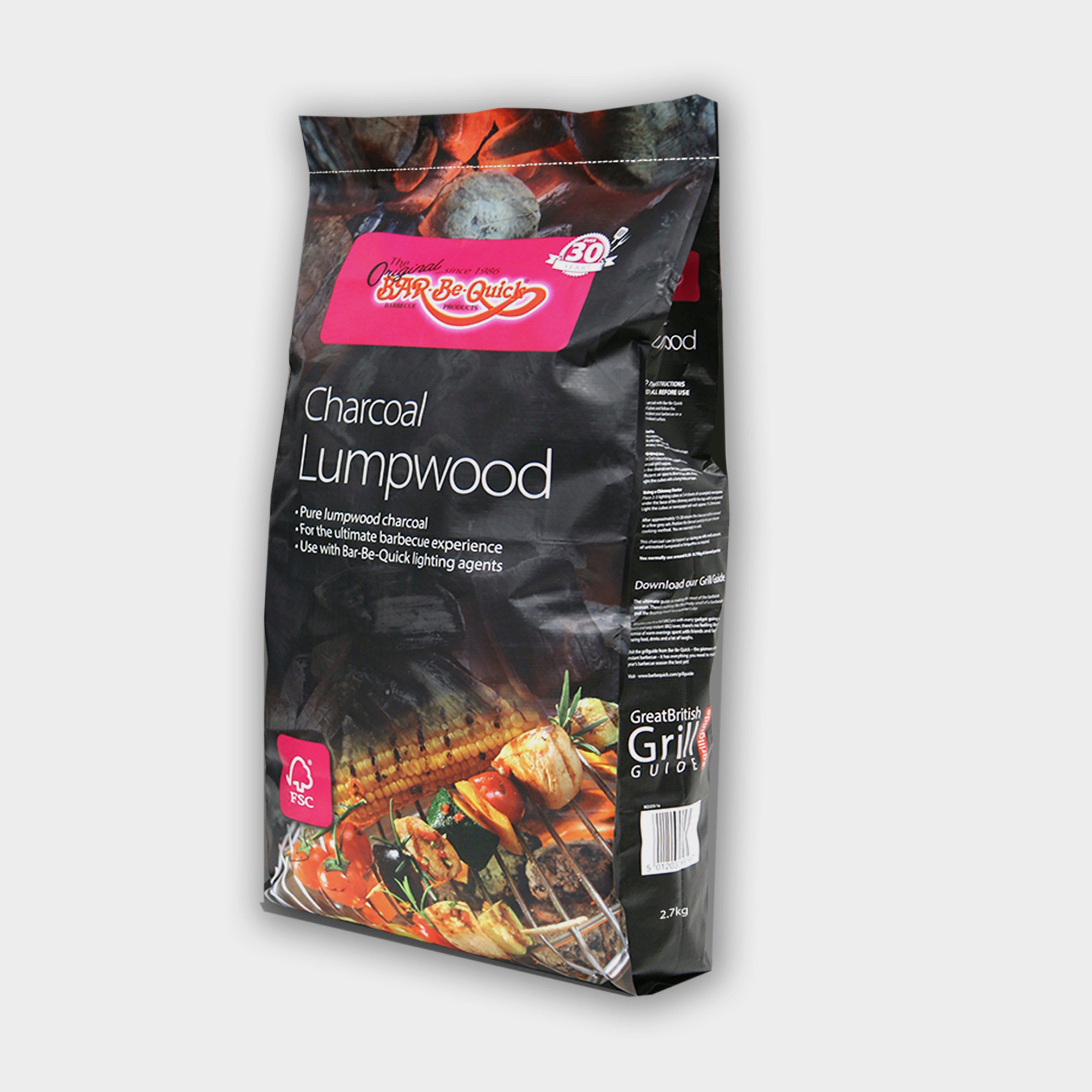 Image of BAR BE QUICK Lumpwood Charcoal 2.7kg, Black