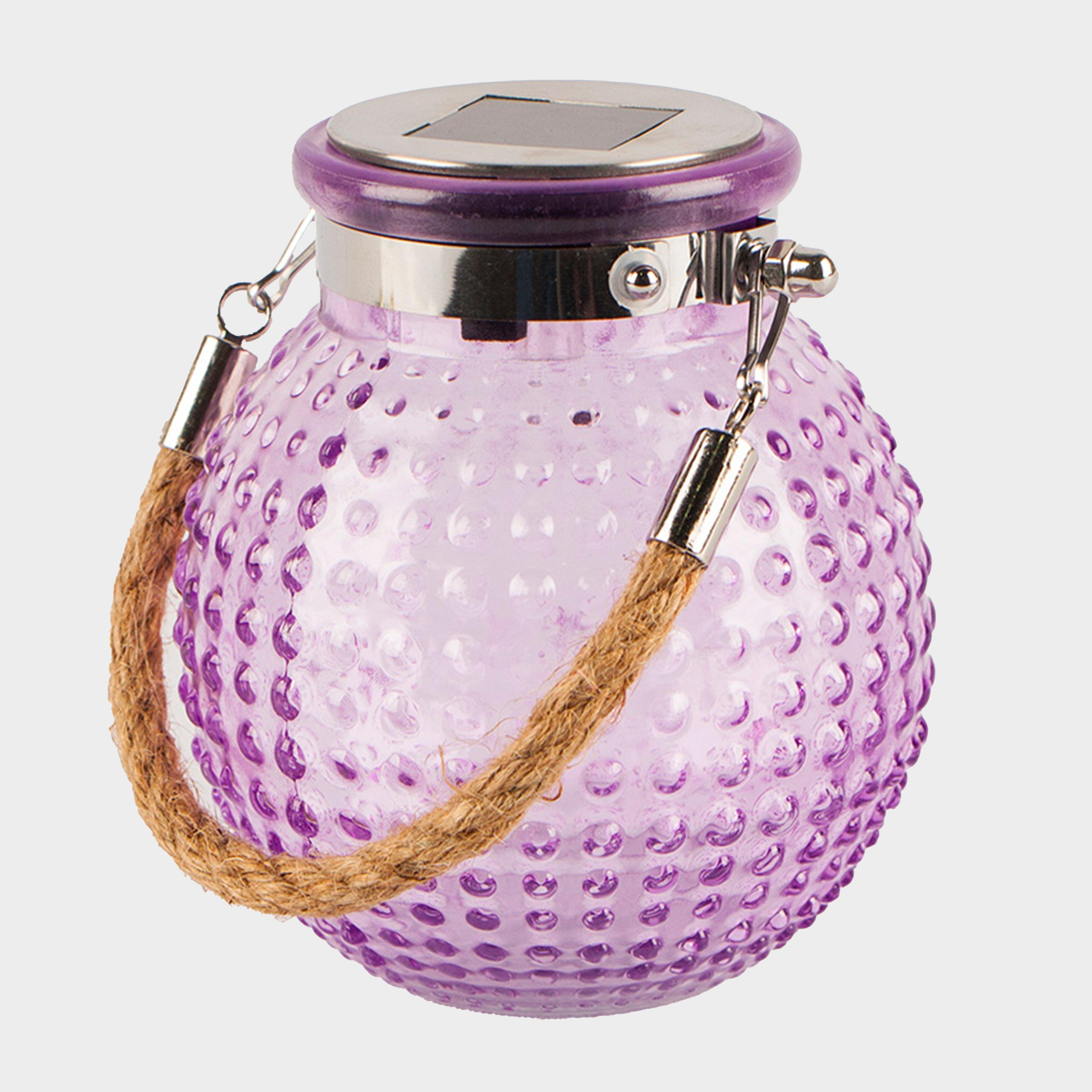 Image of HI-GEAR Solar Glass Jar, Pink