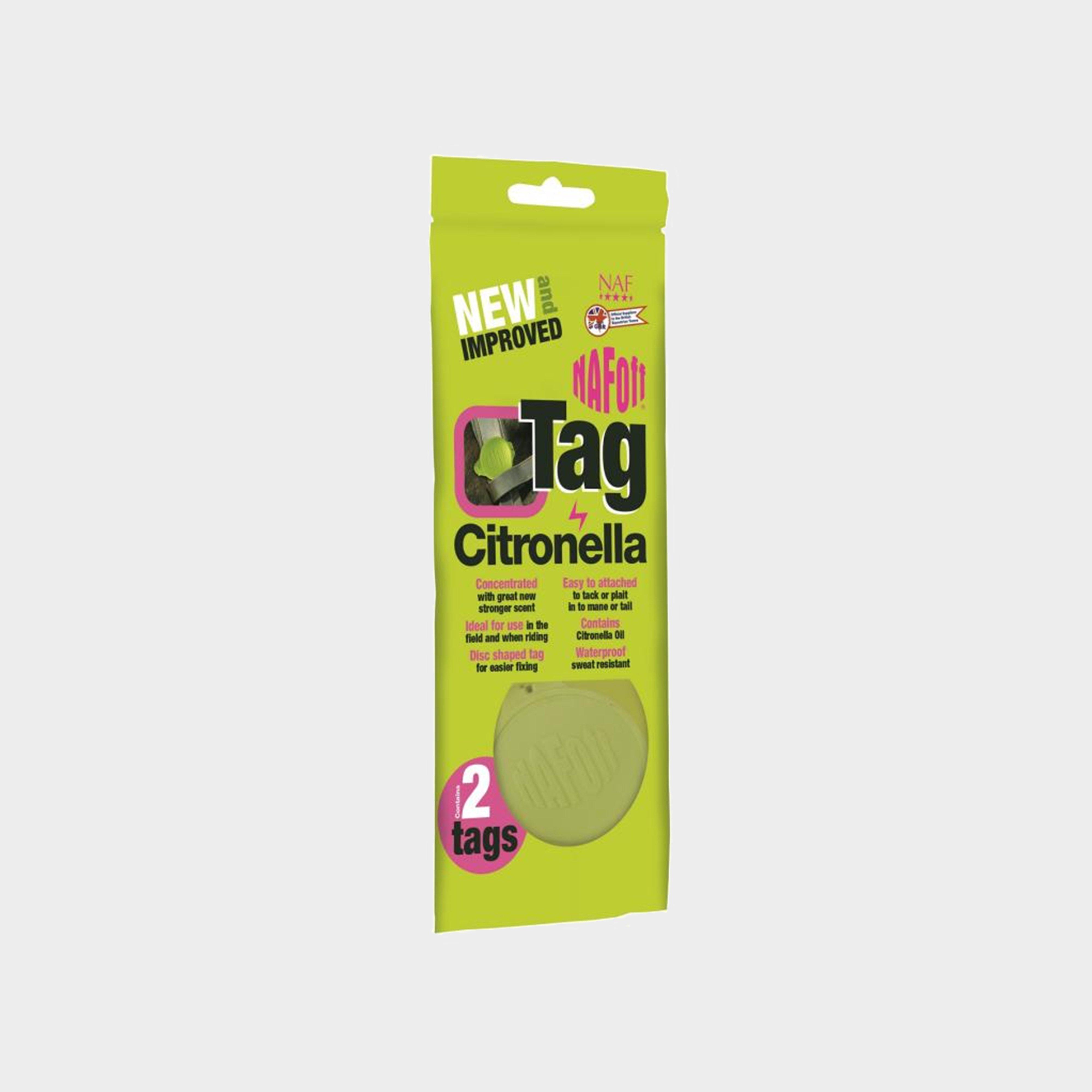 Image of NAF Off Citronella Tags, Green