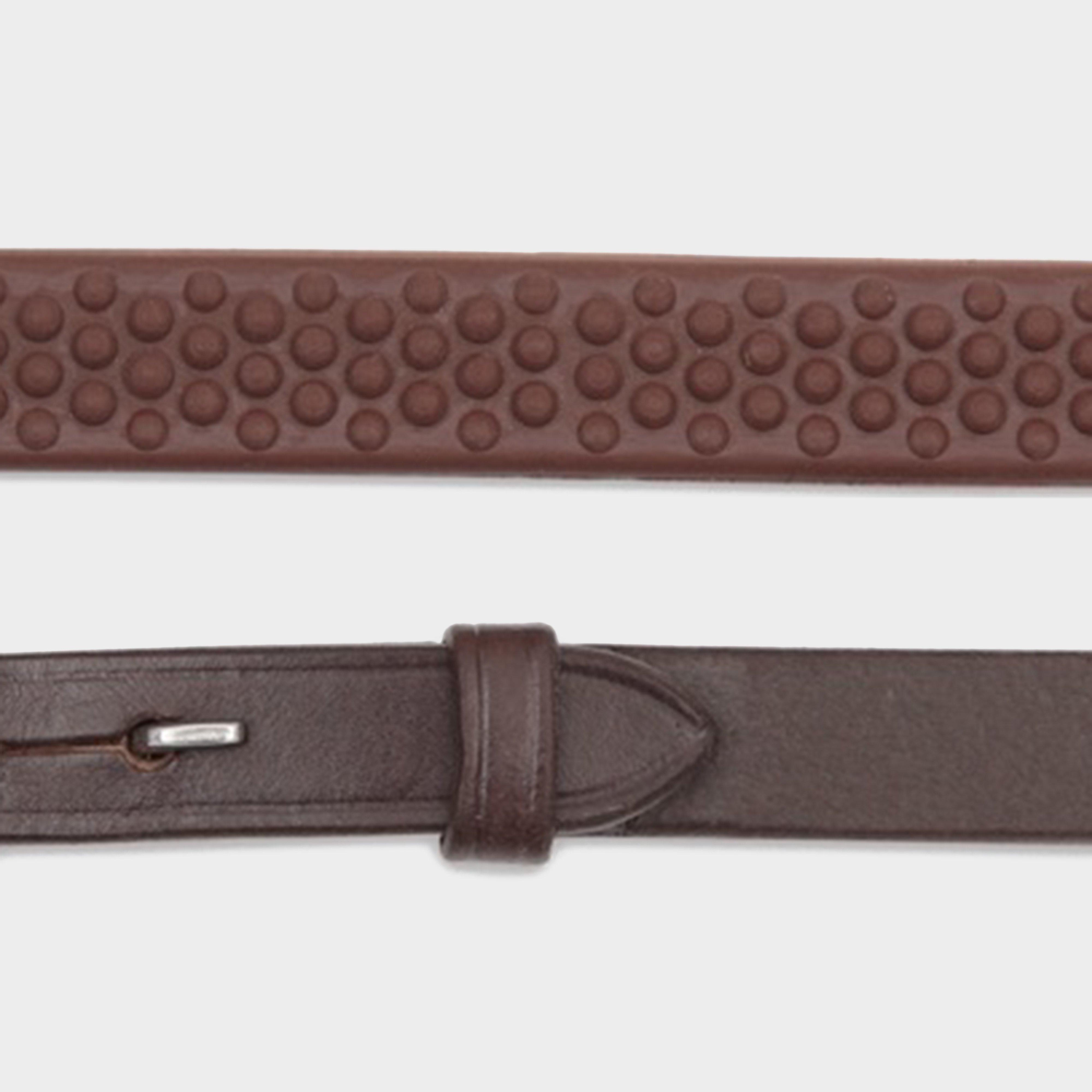 Image of Velociti Soft Rubber Grip Reins, Brown