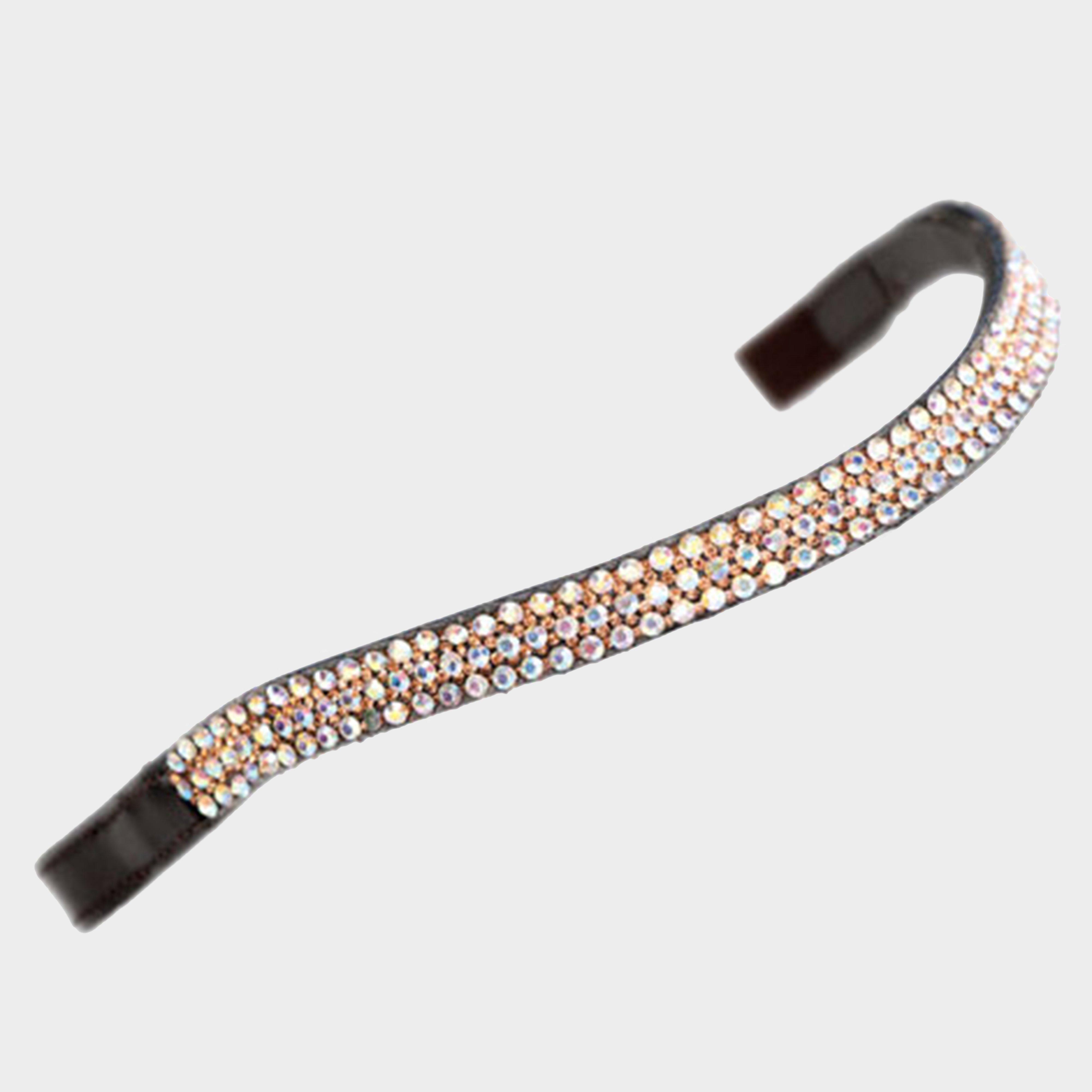 Image of Velociti Wide Diamante Browband Havana, Black