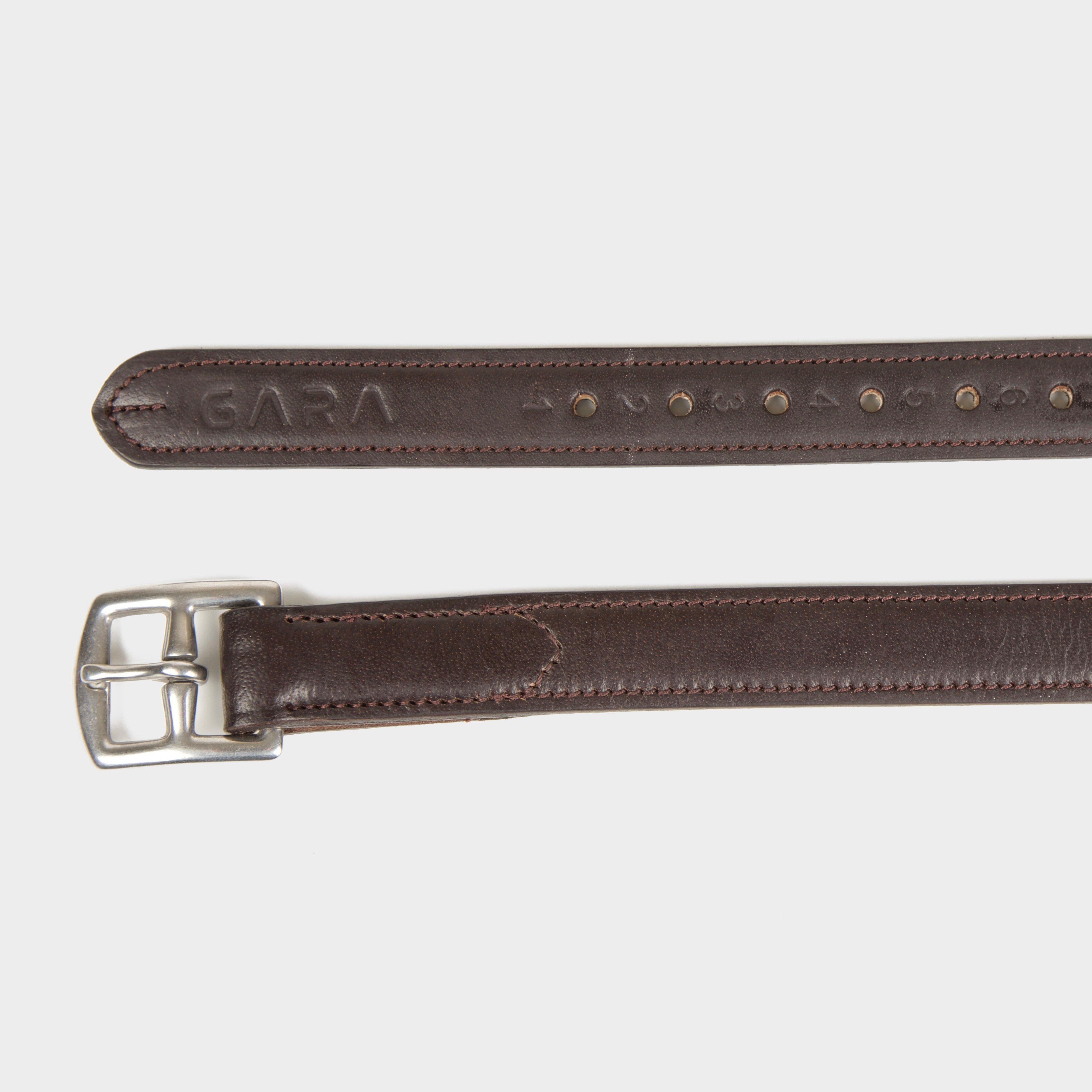 Image of Velociti Velociti Blenheim Non-Stretch Stirrup Leathers Havana, Brown