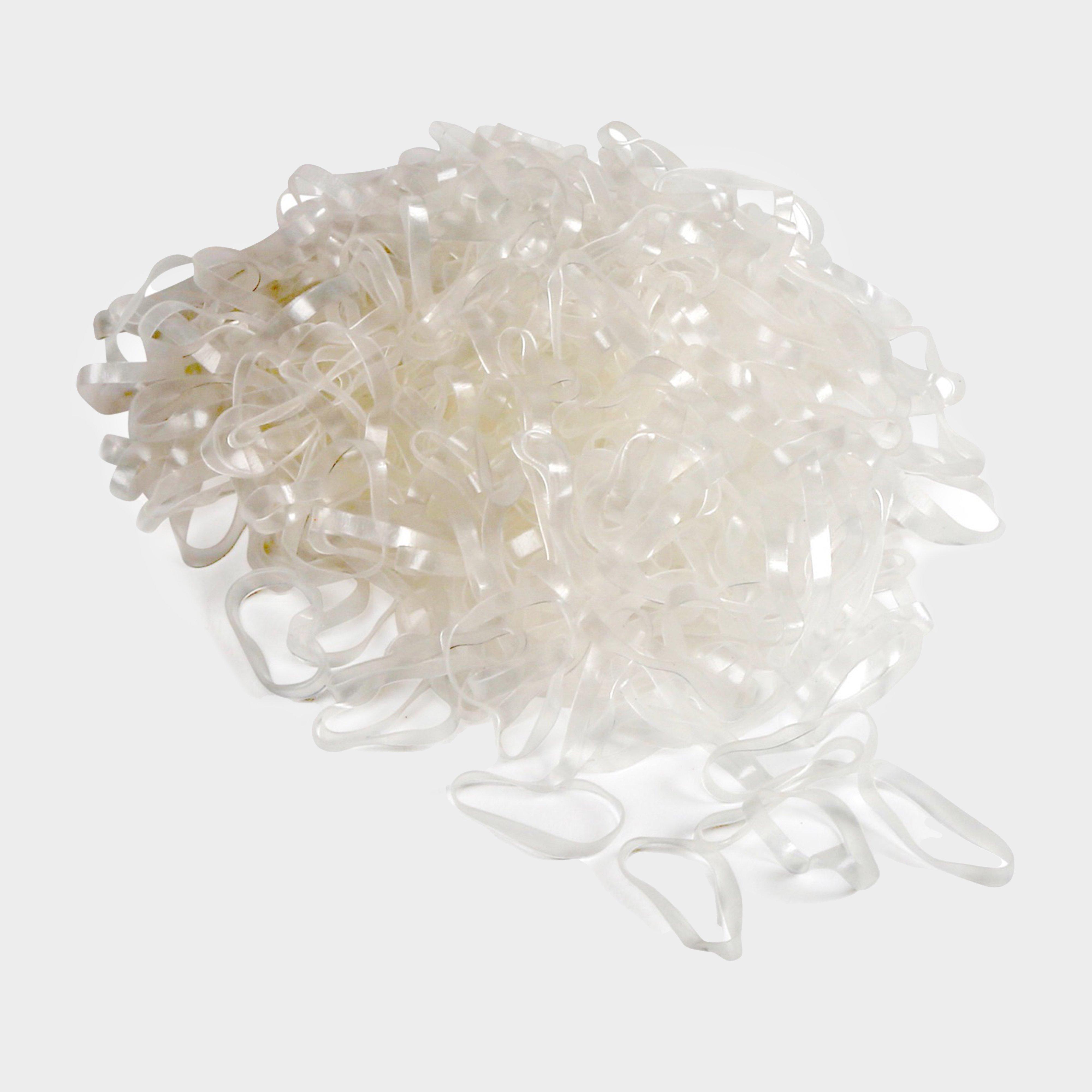 Image of EZI-GROOM Ezi-Groom Silicone Plaiting Bands Clear, White