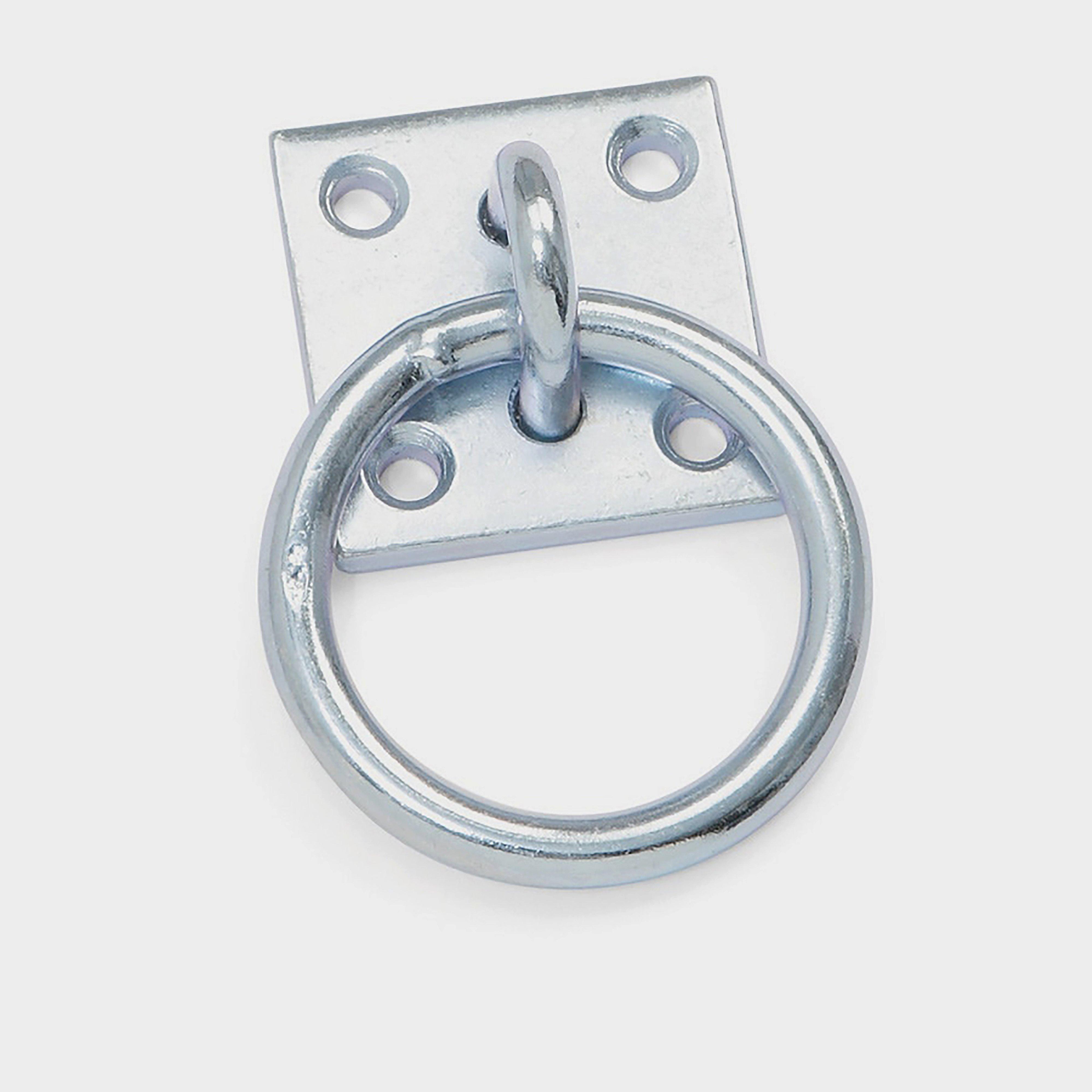 Image of Shires Tie Ring with Plate, Silver