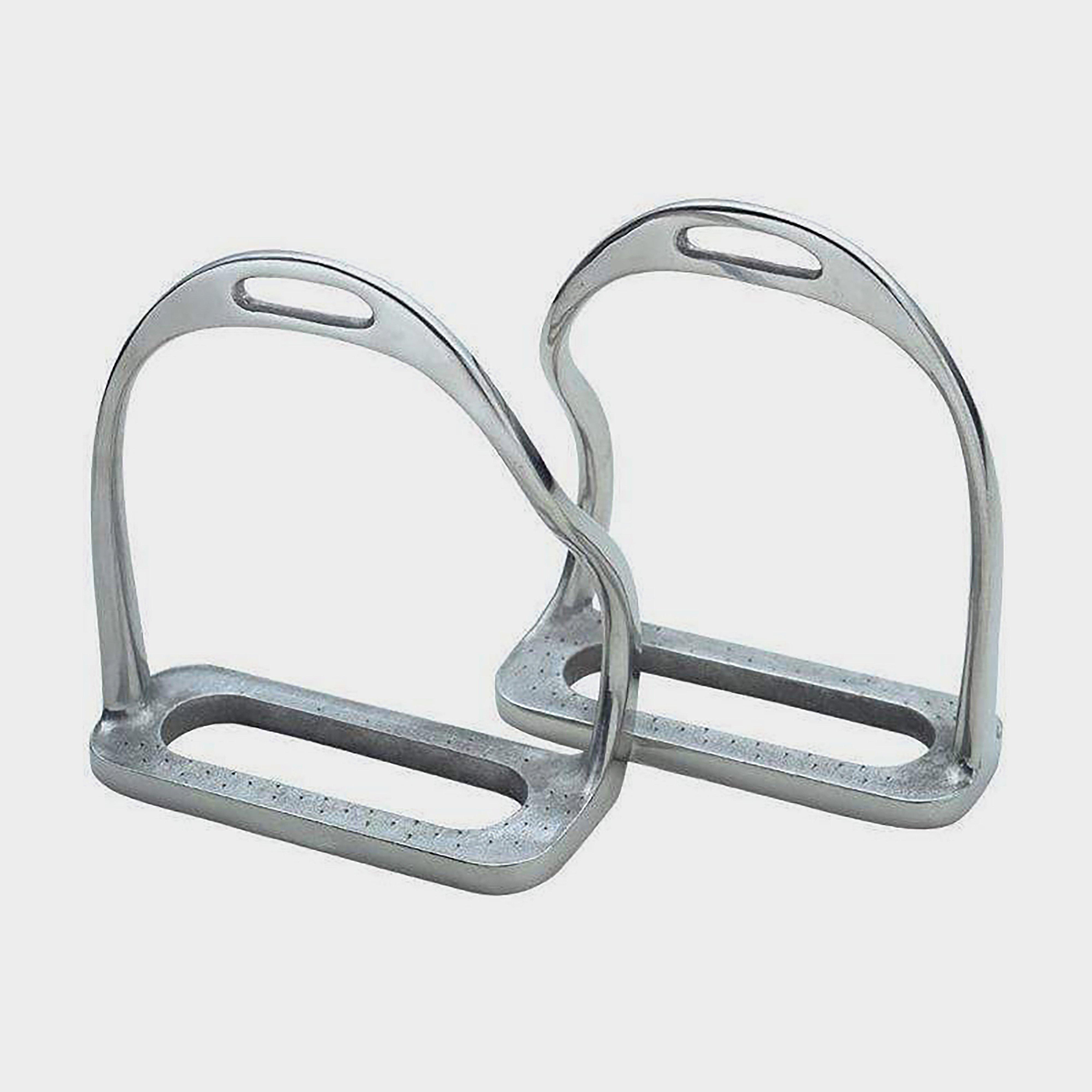 Image of Shires Bent Leg Stirrup Irons, Silver