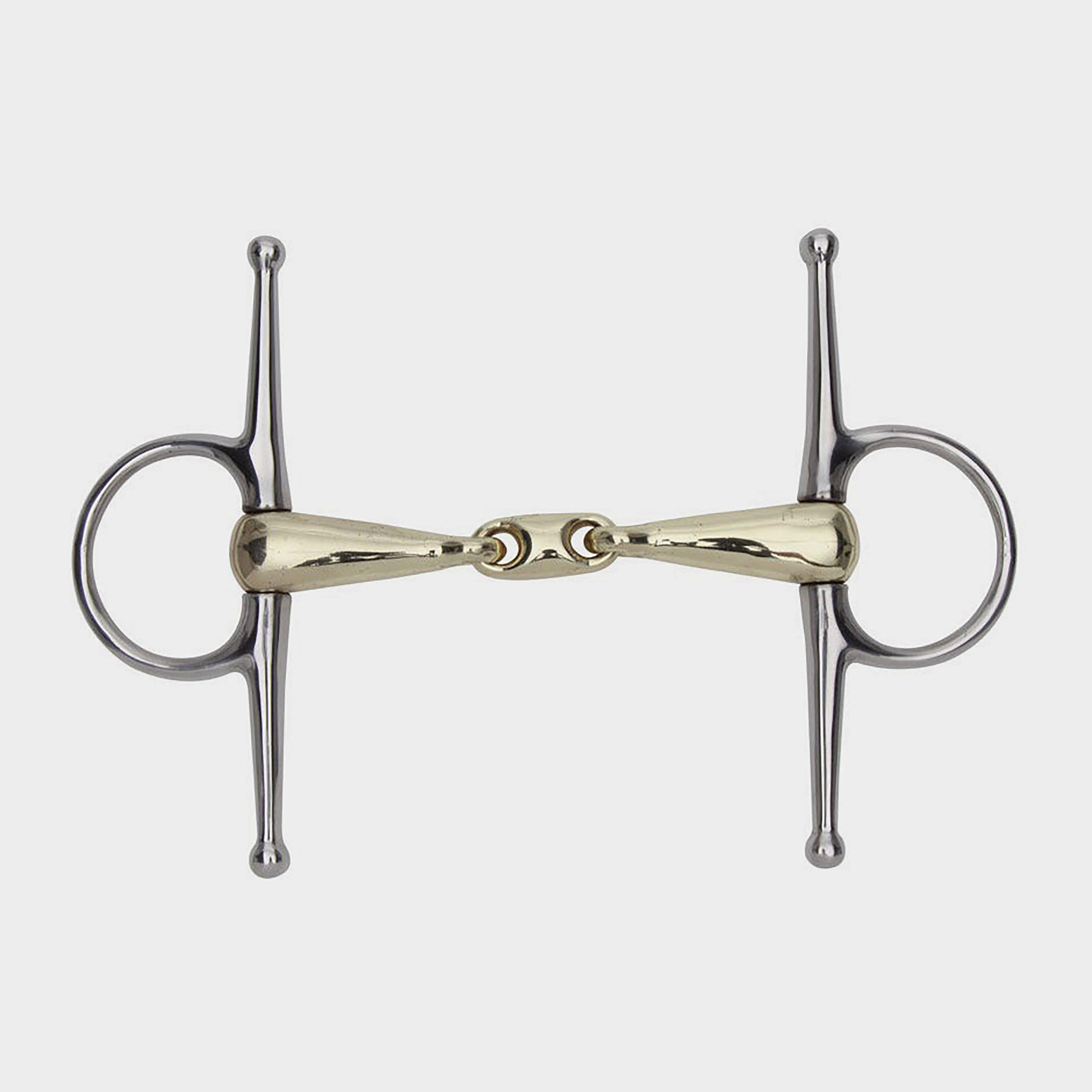 Image of Shires Brass Alloy Full Cheek Snaffle 16mm, Gold