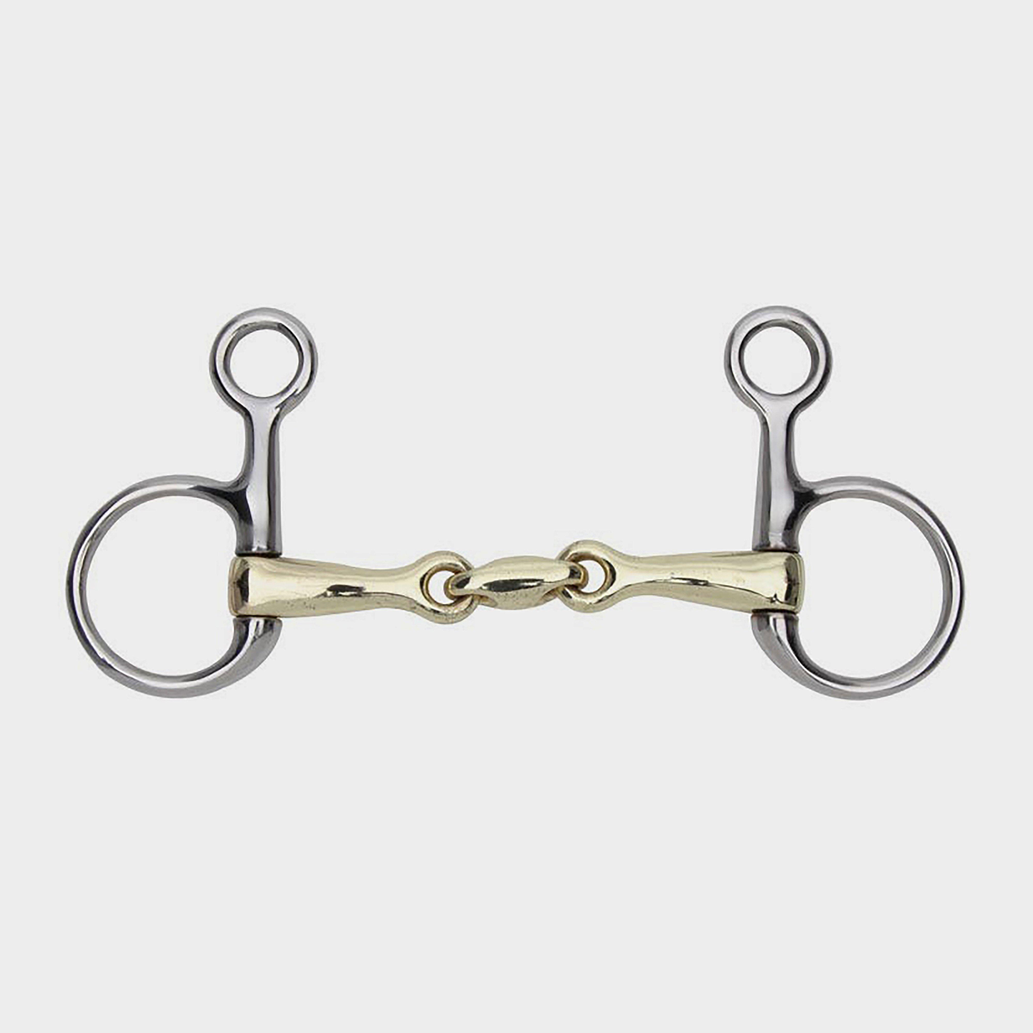 Image of Shires Brass Alloy Full Cheek Snaffle 14mm, Gold