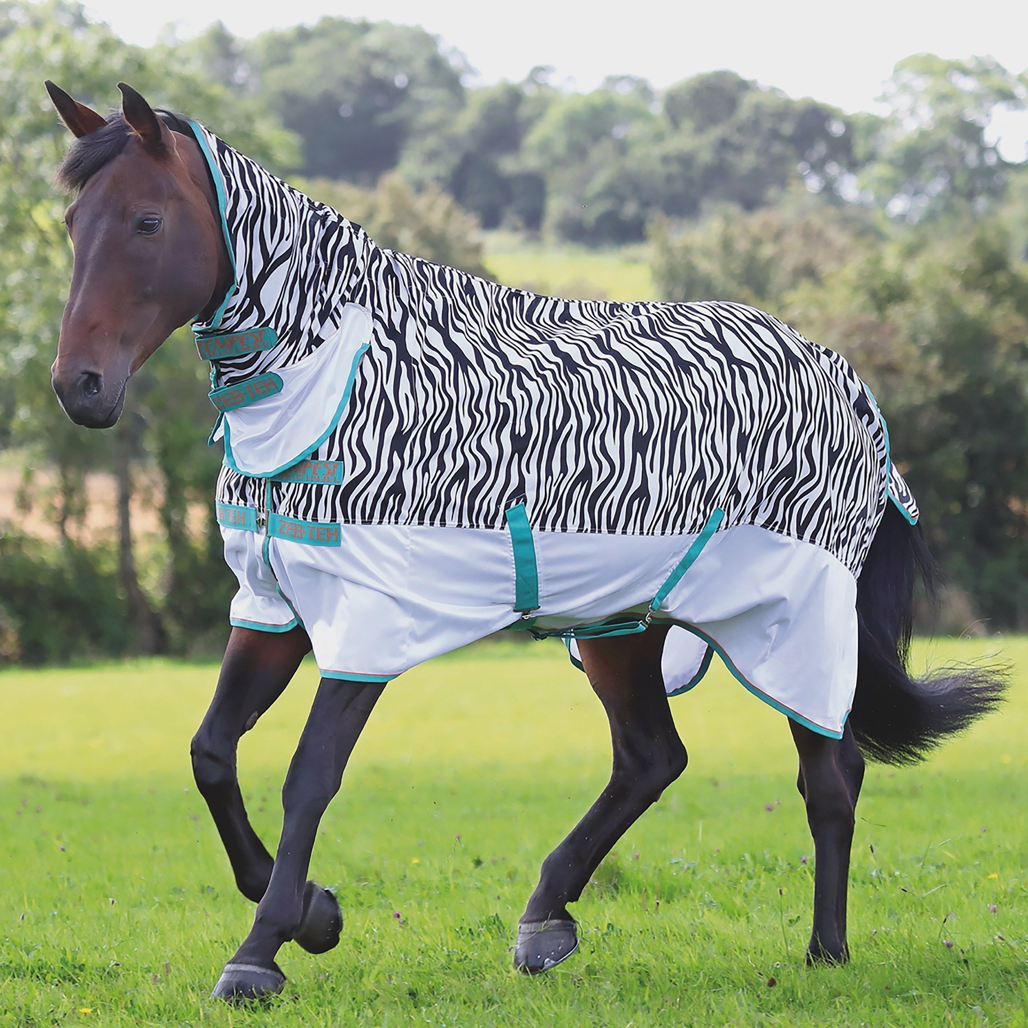 Image of Shires Original Tempest Fly Combo Rug Zebra, Multi Coloured