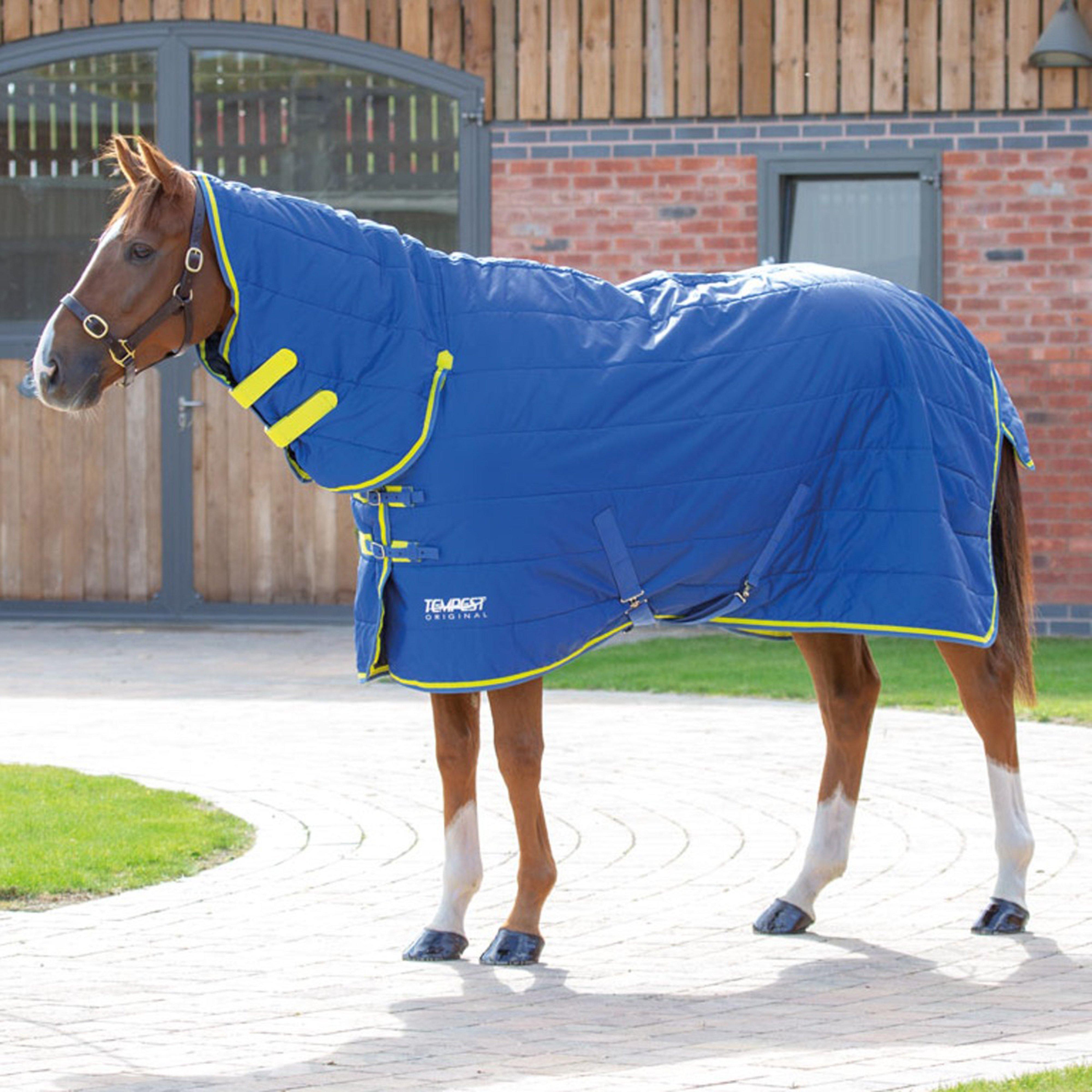 Image of Shires Tempest 100 Stable Combo Rug, Blue