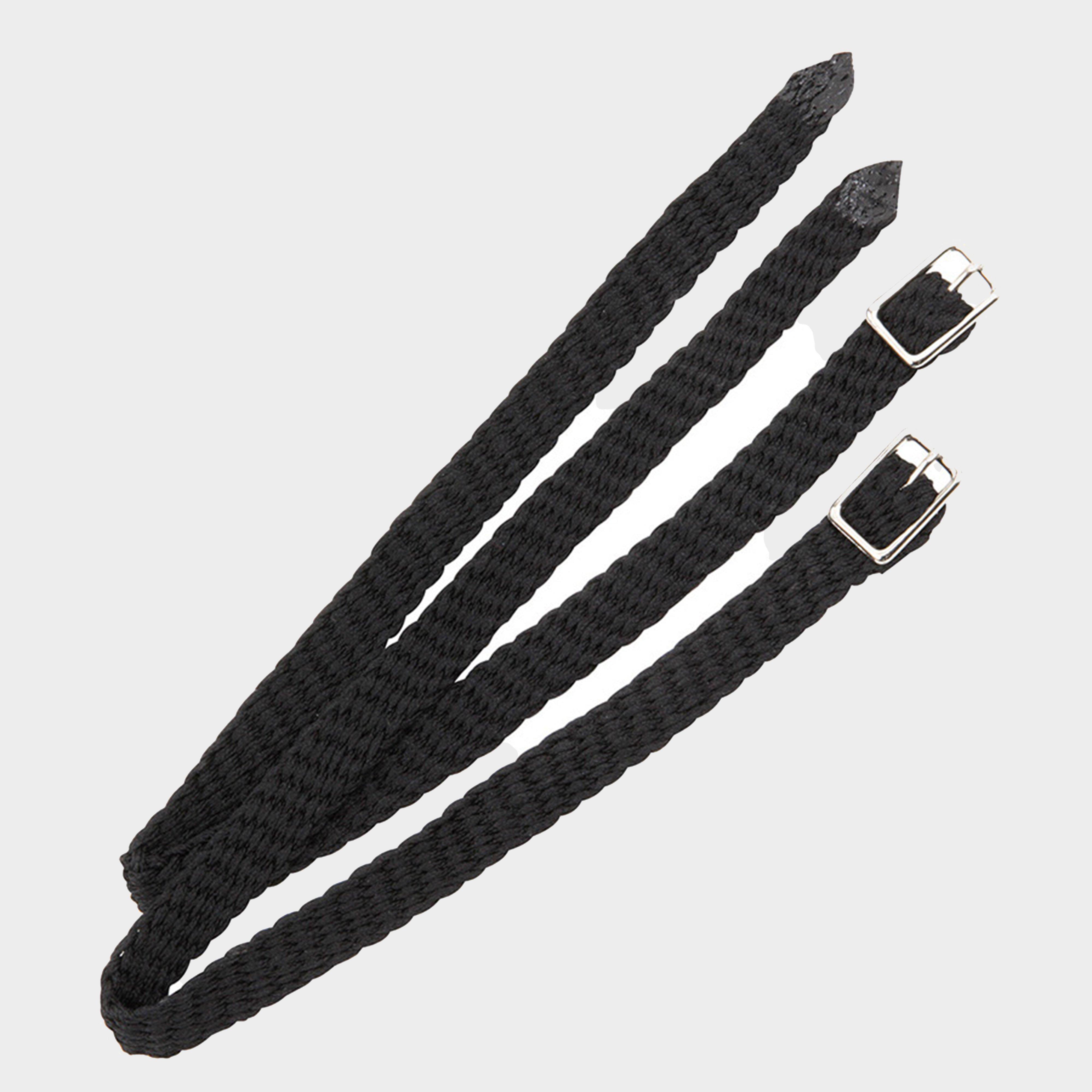 Image of Shires Plaited Nylon Spur Straps, Black