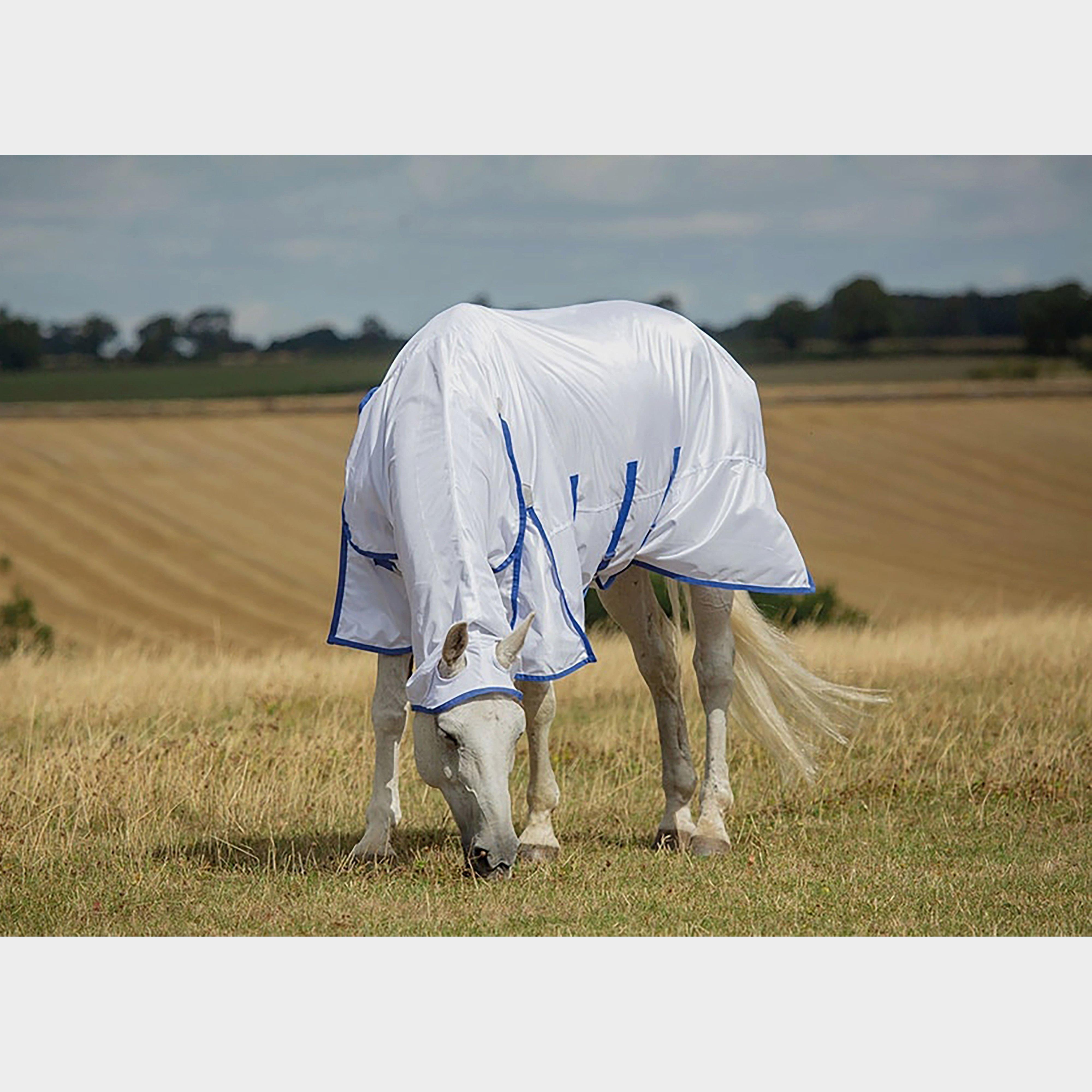 Image of Shires Highlander Plus Fly Sheet Combo Neck, White