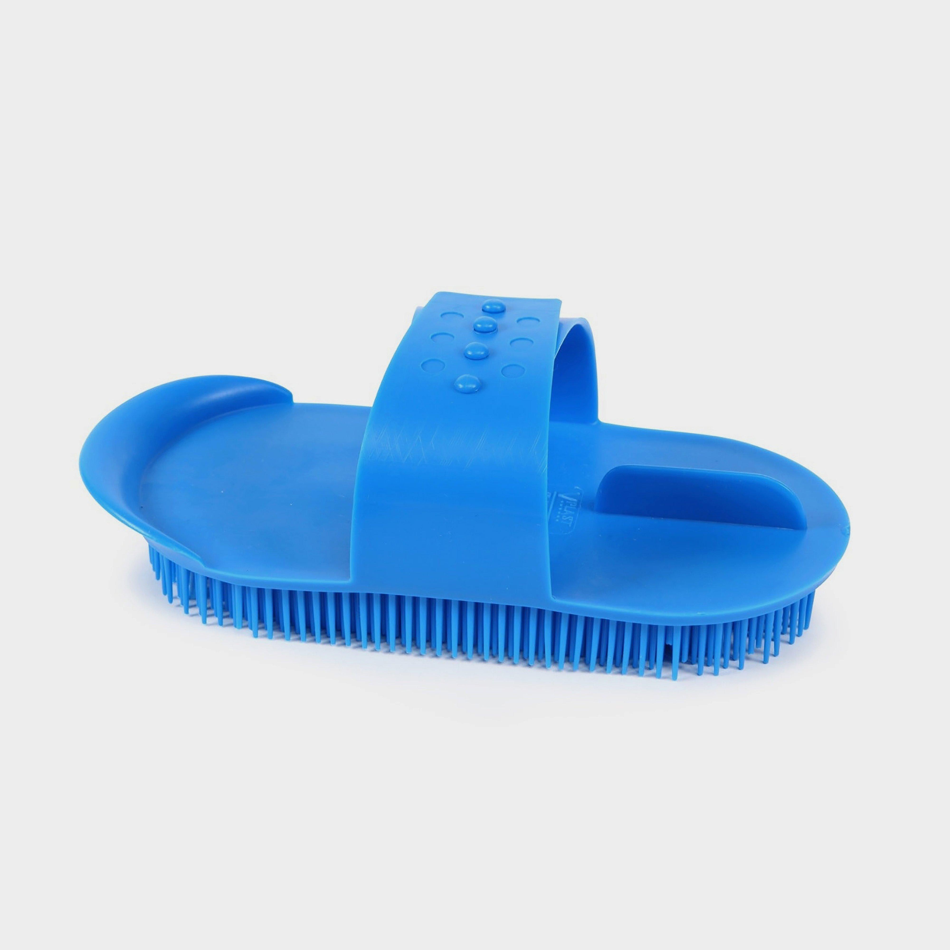 Image of Shires Plastic Curry Comb, Blue