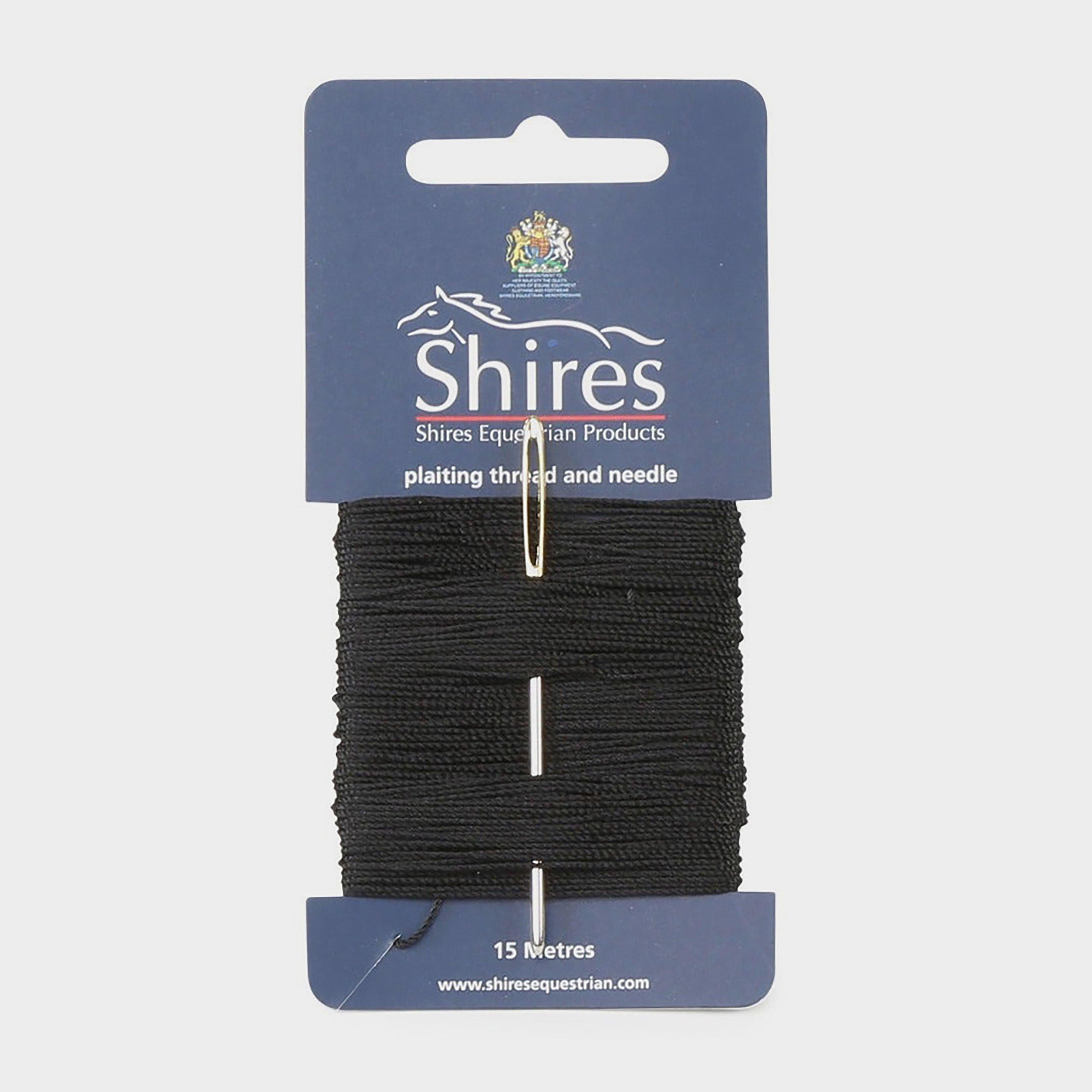 Image of Shires Plaiting Thread Card Black, Black