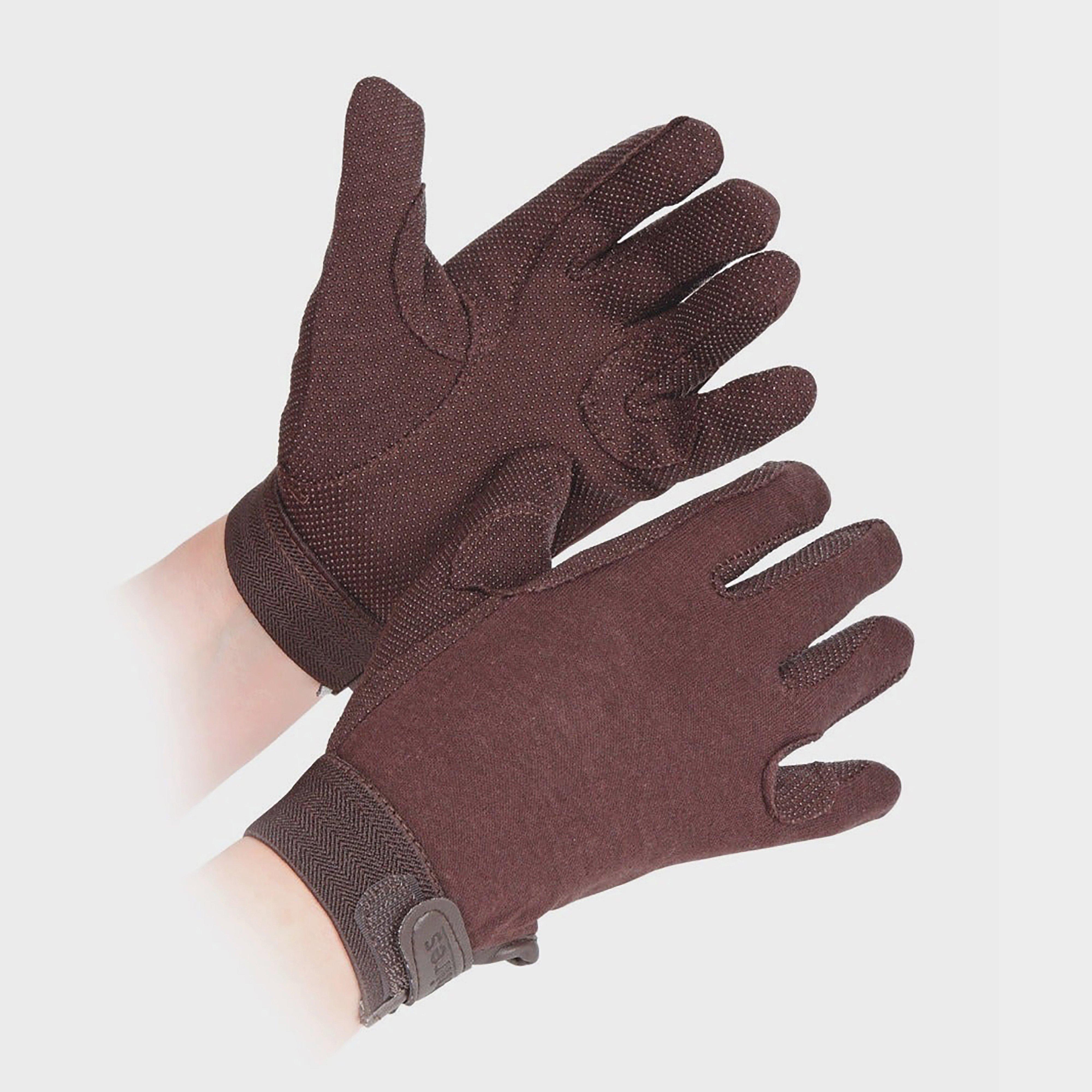 Image of Shires Adults Newbury Riding Gloves Brown, Brown