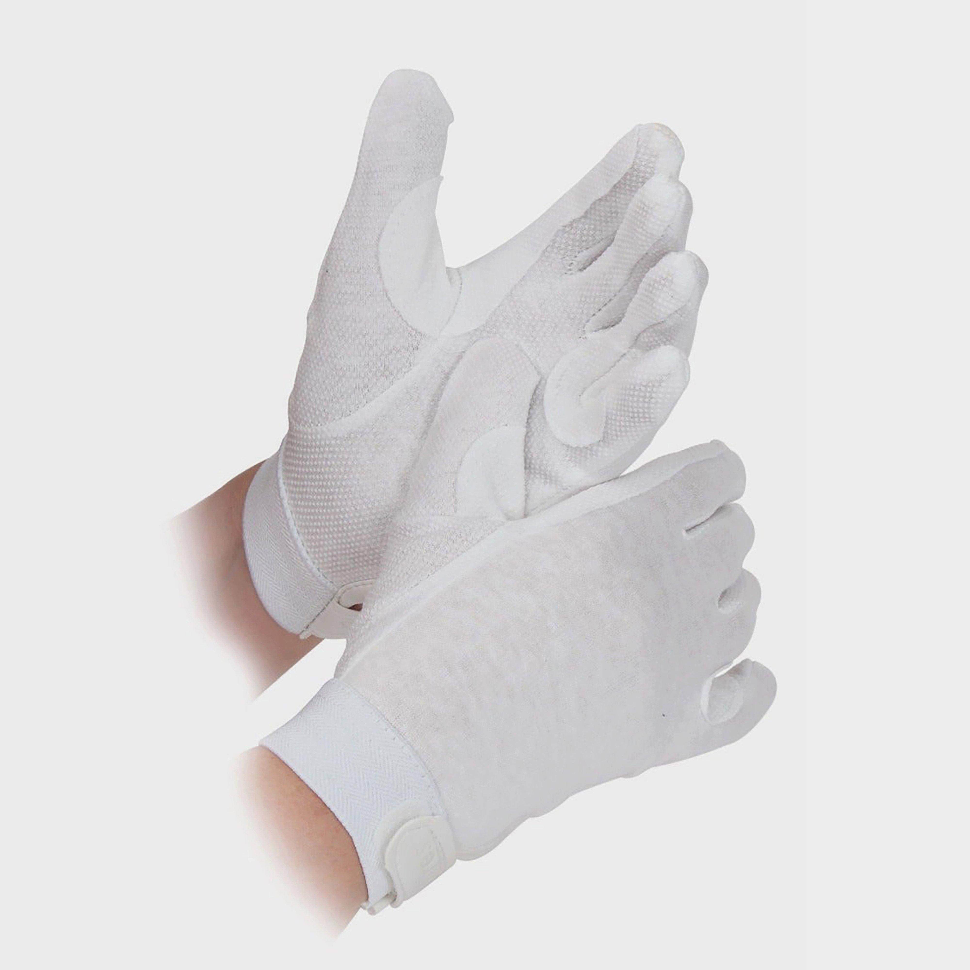 Image of Shires Unisex Newbury Riding Gloves, White