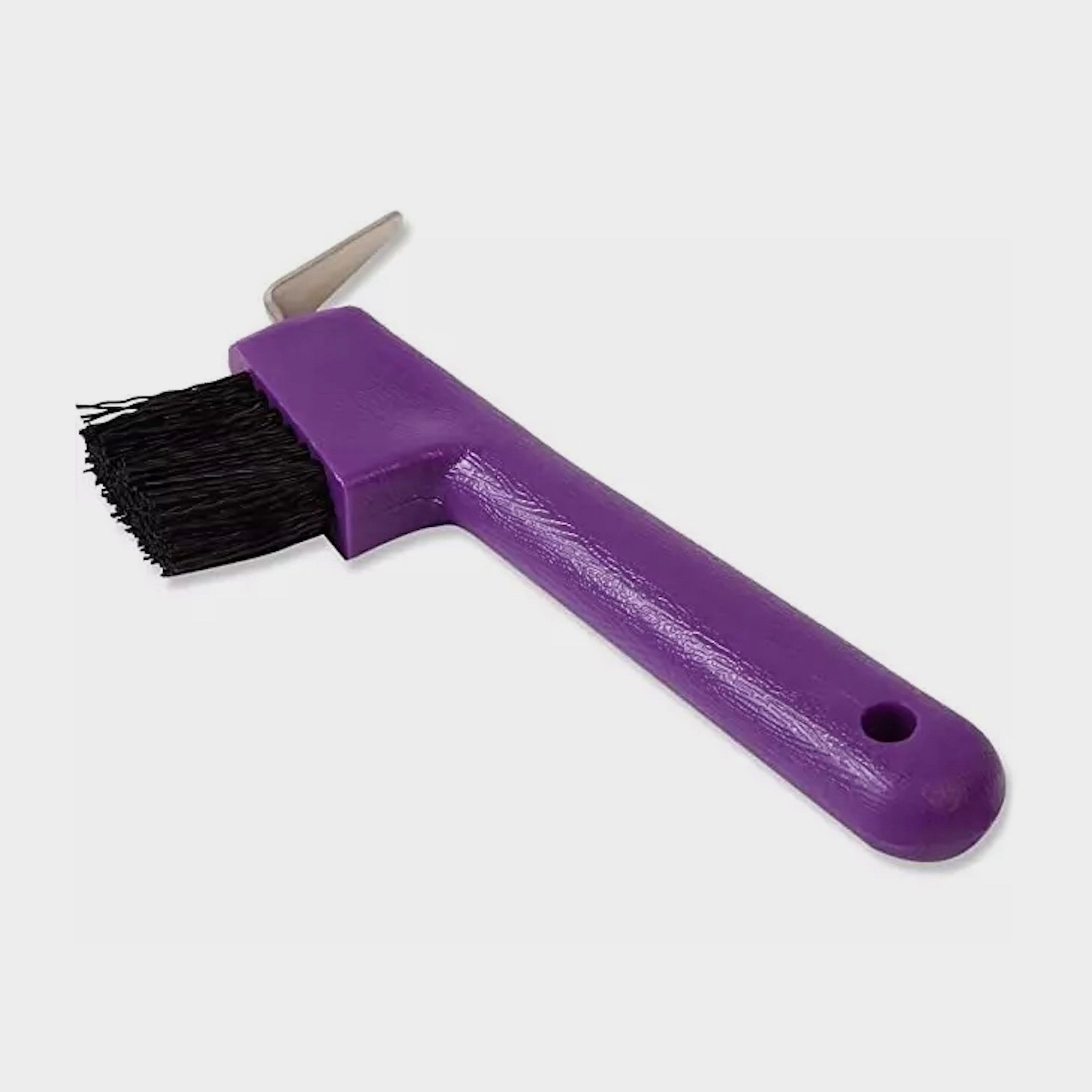 Image of Shires Hoof Pick & Brush Purple, Purple