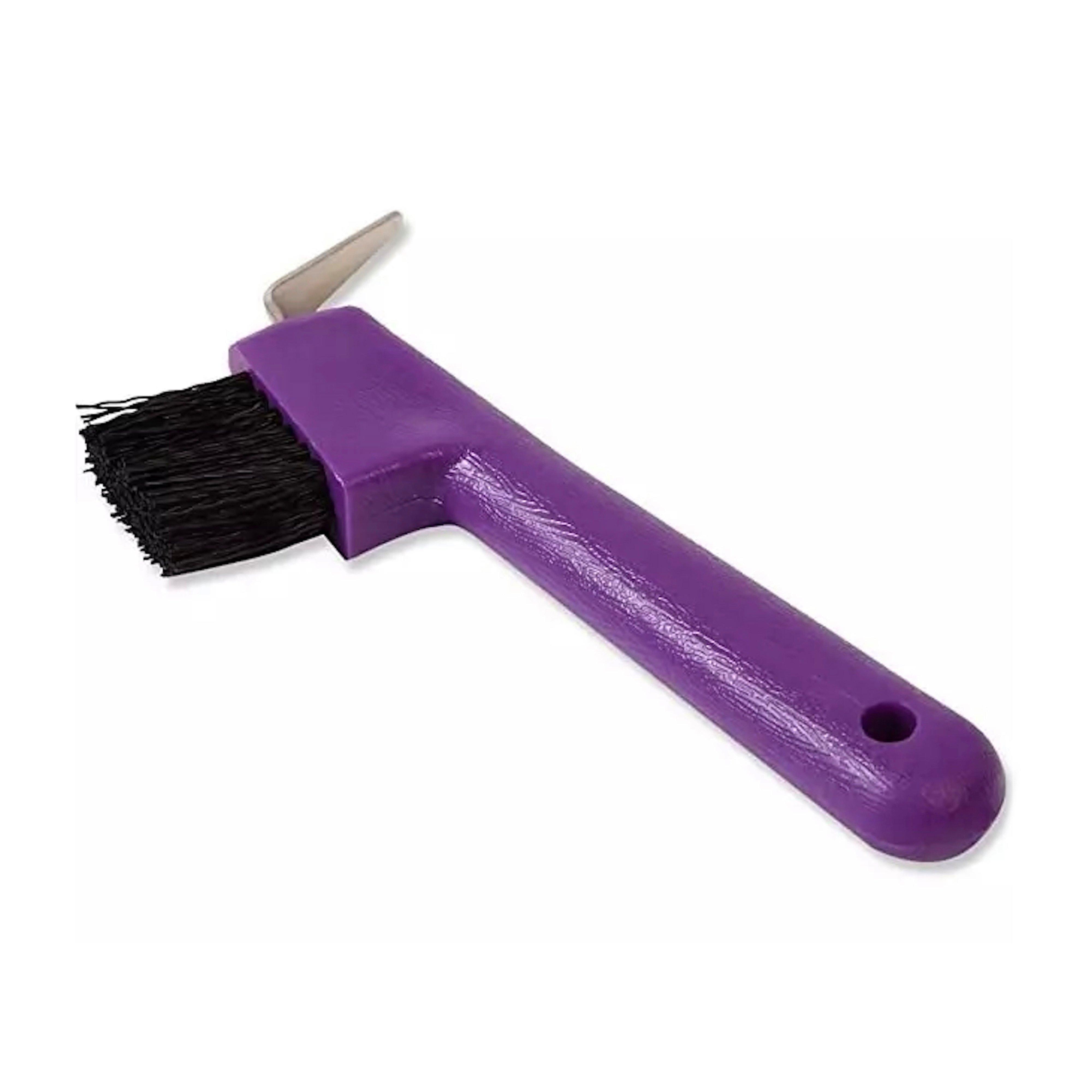 Hoof Pick & Brush Purple