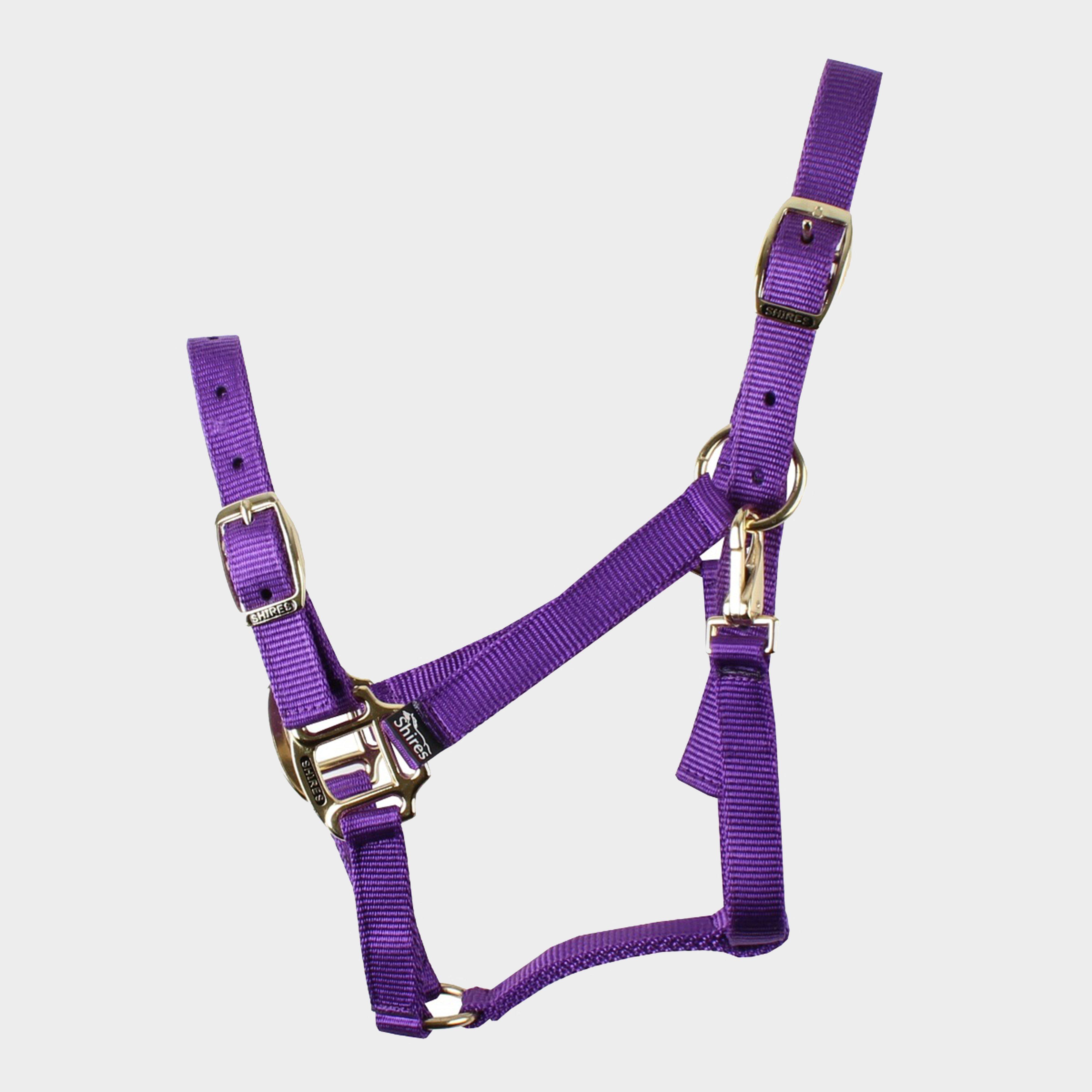 Image of Shires Nylon Headcollar Purple, Purple