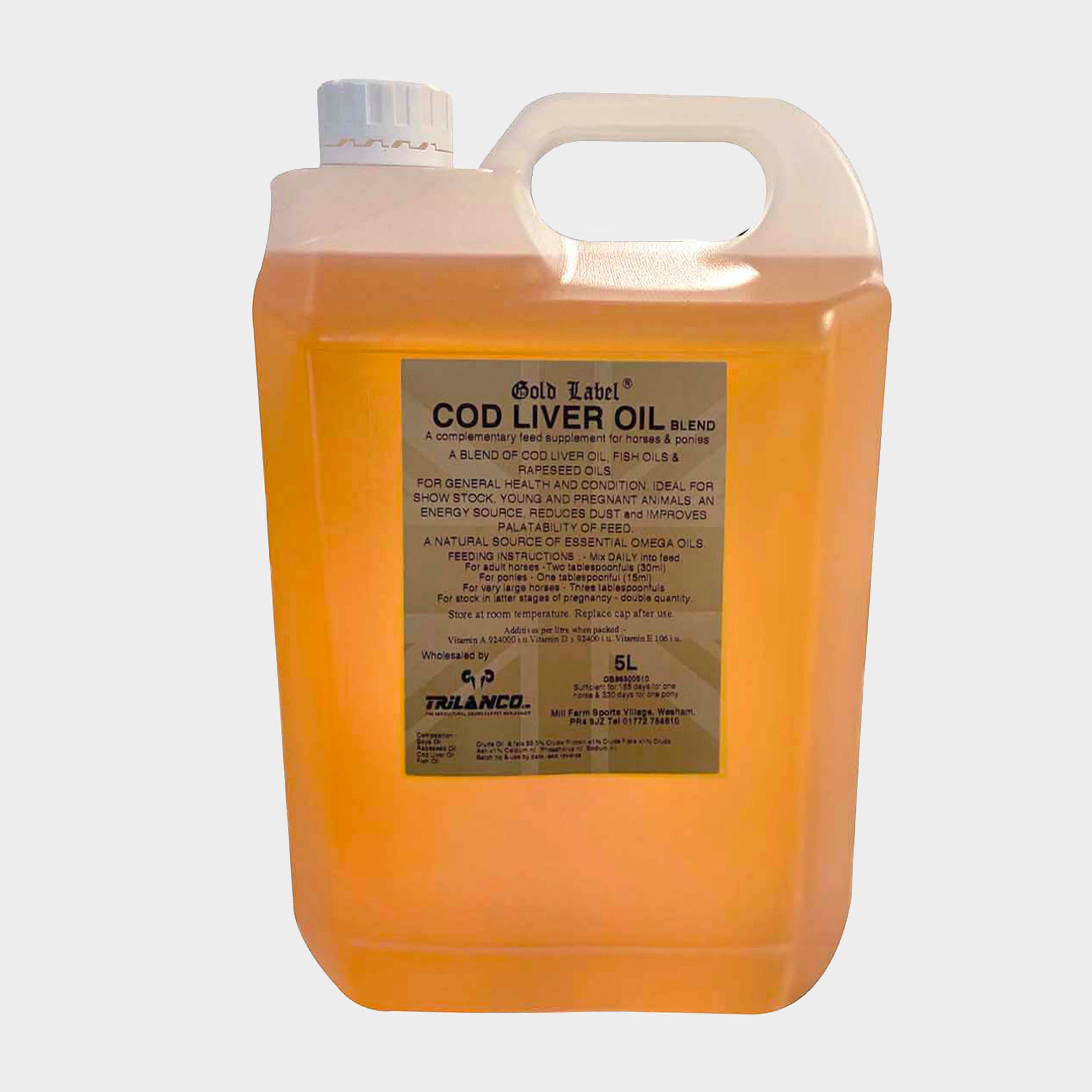 Image of Gold Label Cod Liver Oil 5 Litre, Yellow