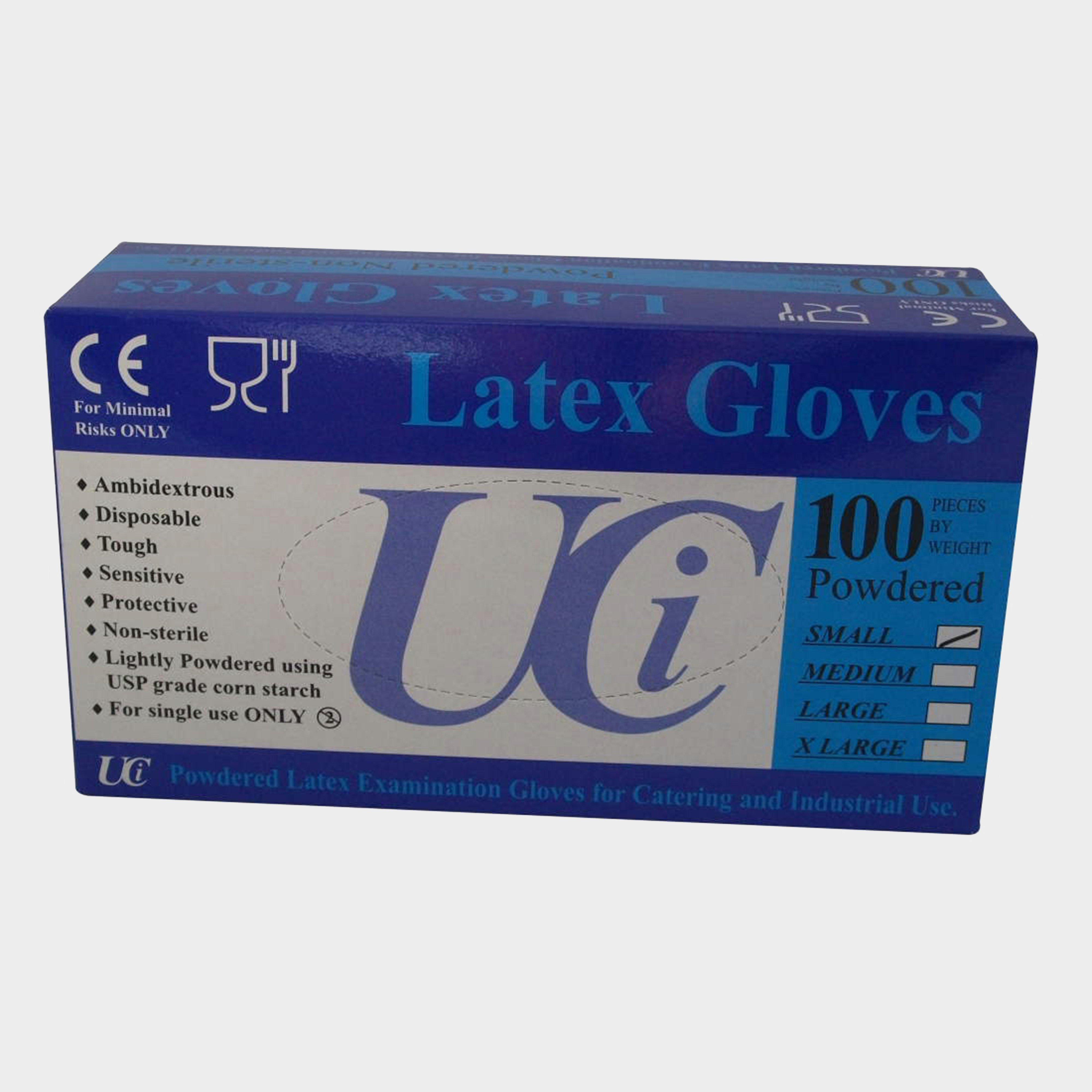 Image of Trilanco Latex Examination Gloves, Blue